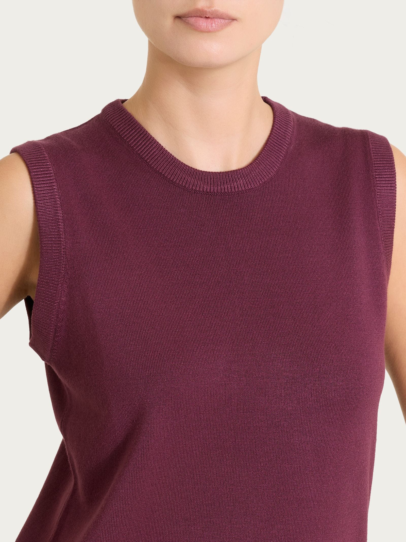 Maglia smanicata Four Seasons - Fig - Image 4