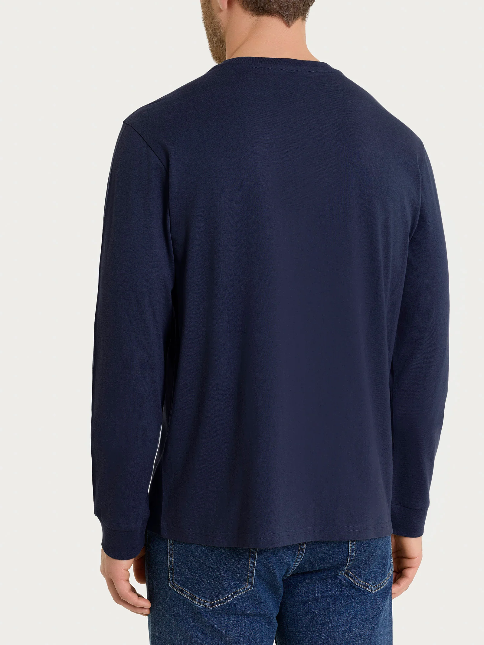 Maglietta a manica lunga in Heavy Duty Jersey - Outer Space - Image 2
