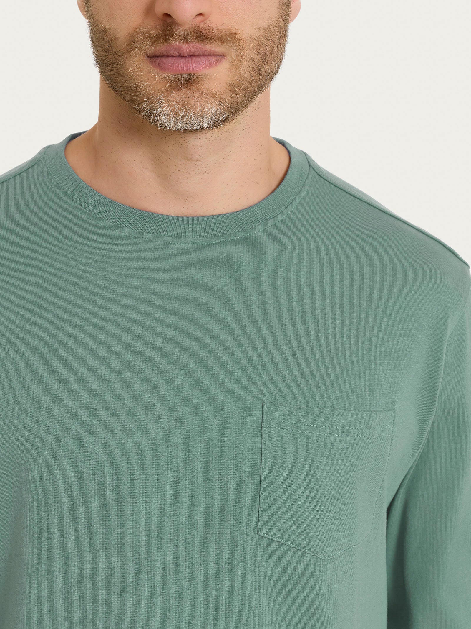 Maglietta a manica lunga in Heavy Duty Jersey - Laurel Wreath - Image 4