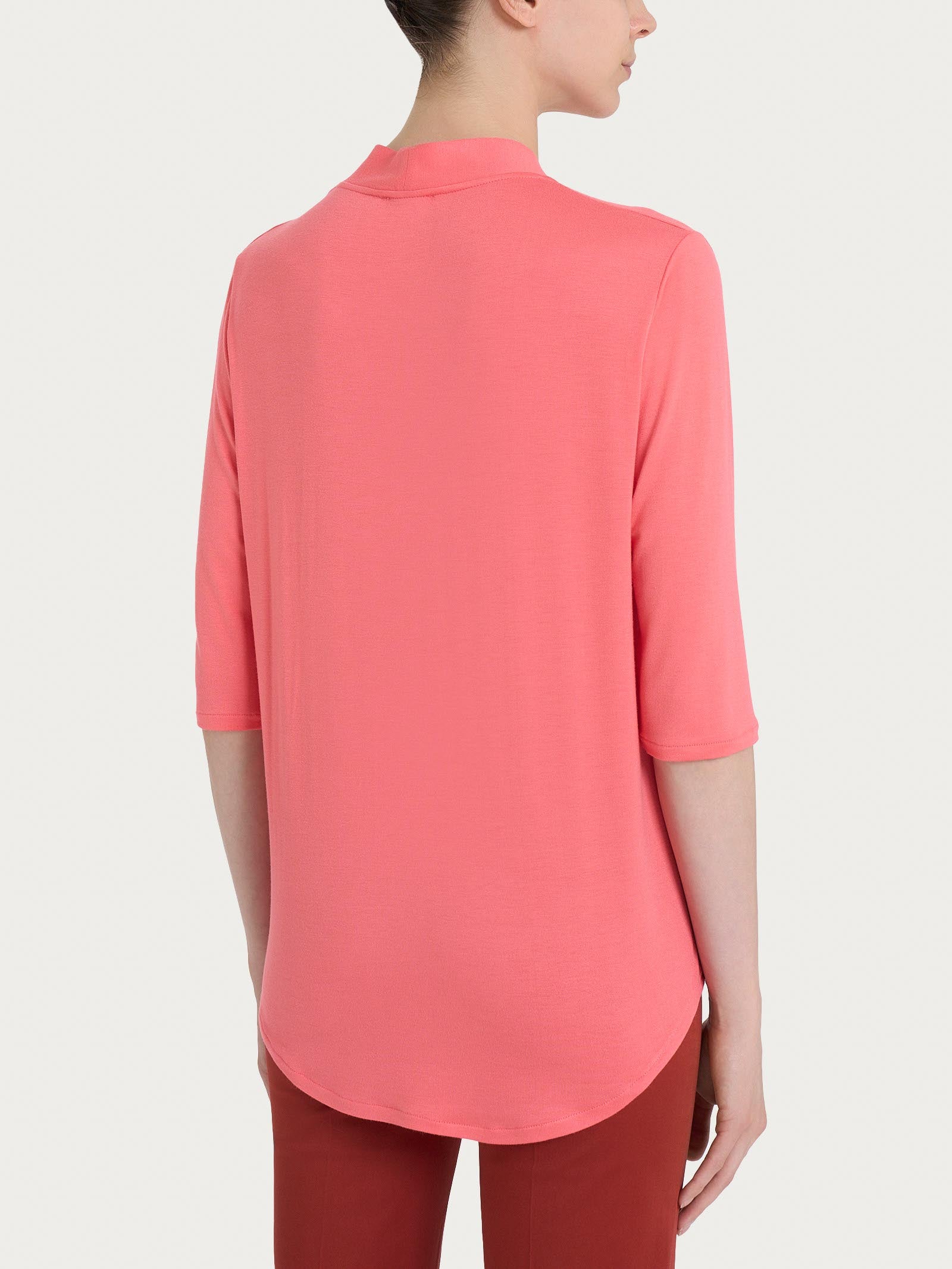 Maglietta con scollo a V in Viscosa Summer - Dubarry - Image 2