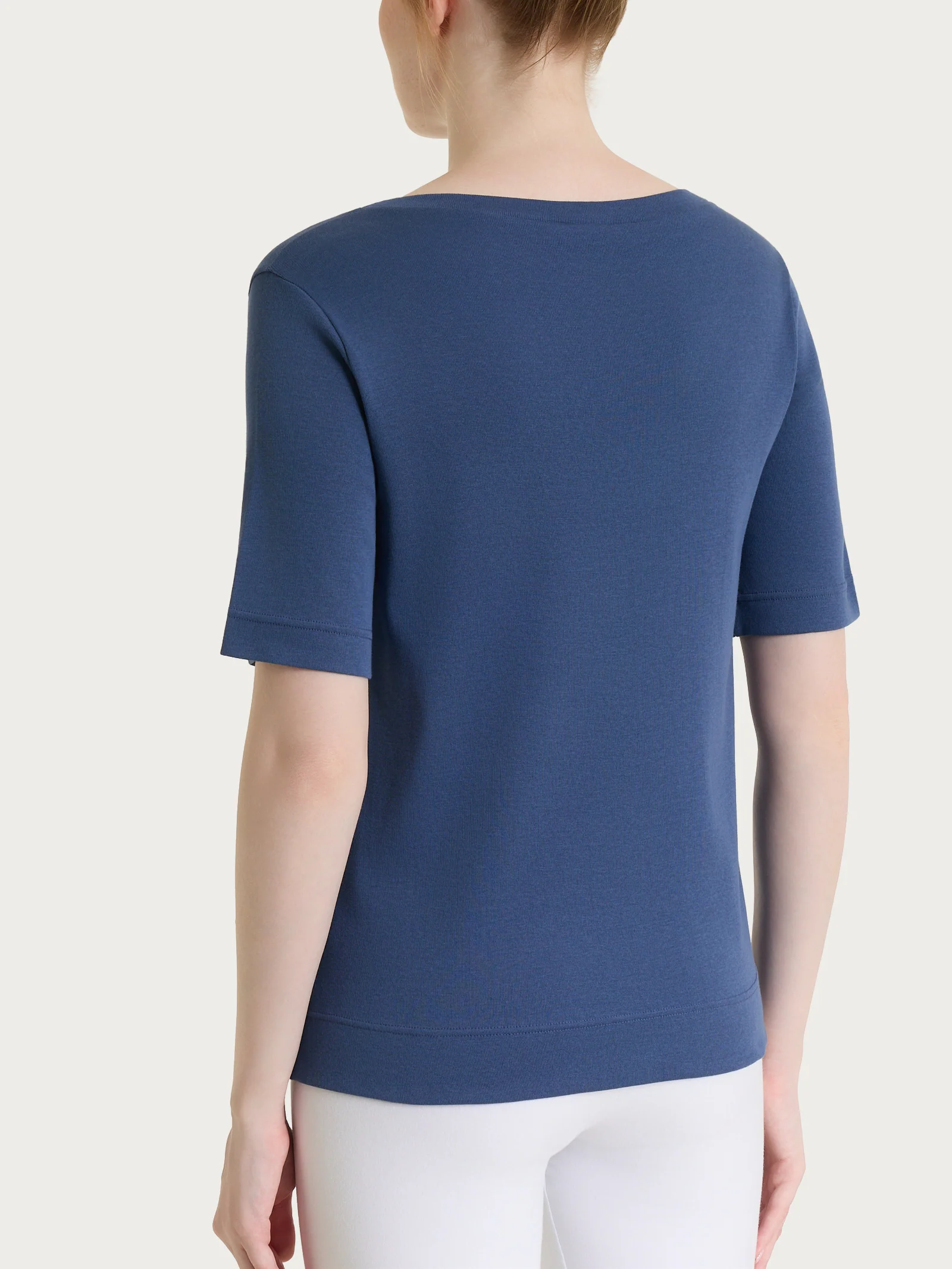 Maglietta girocollo in Eco Cotton Stretch - Oceana - Image 2