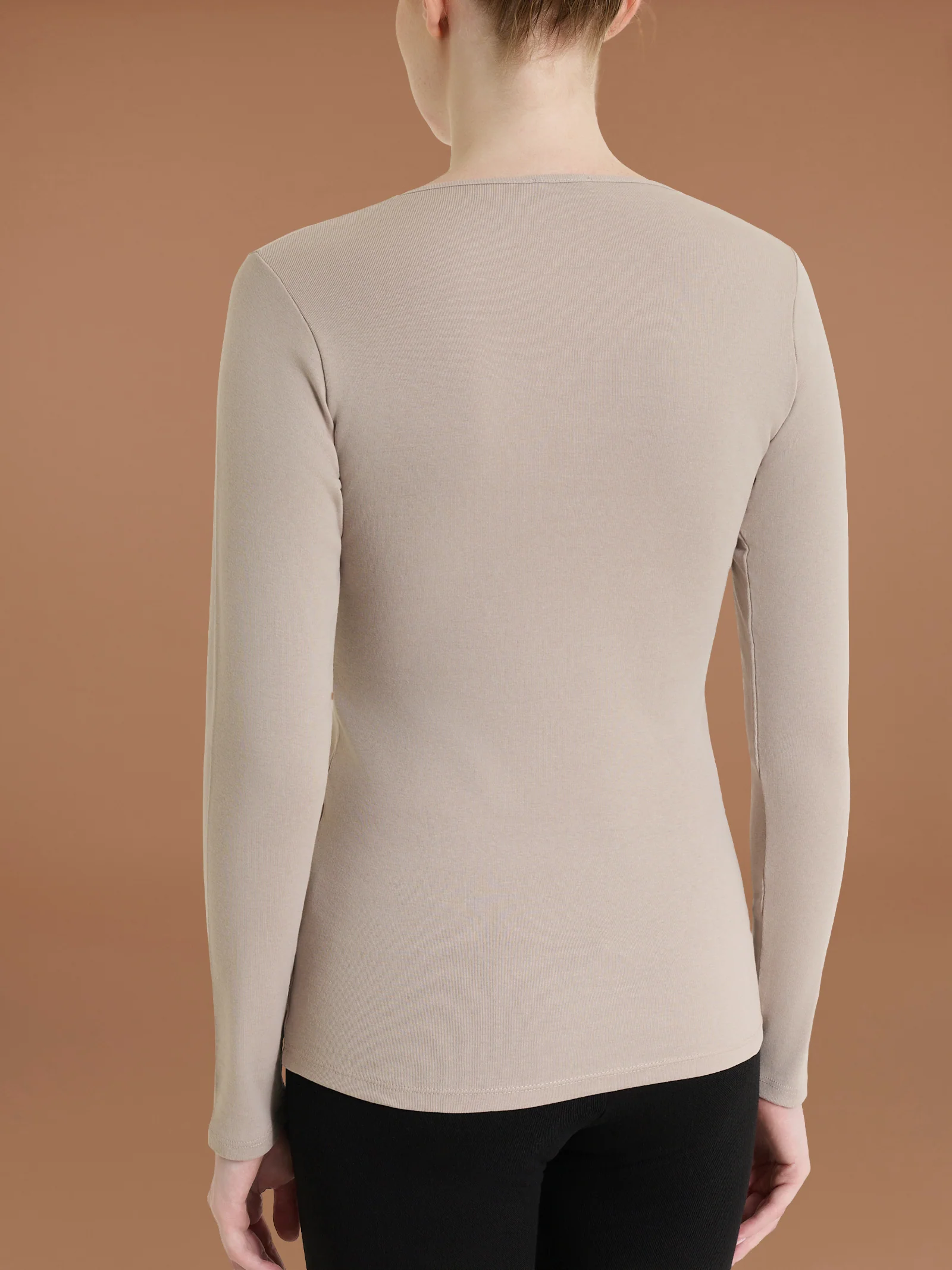 Maglietta girocollo in Thermo Cotton - String - Image 2