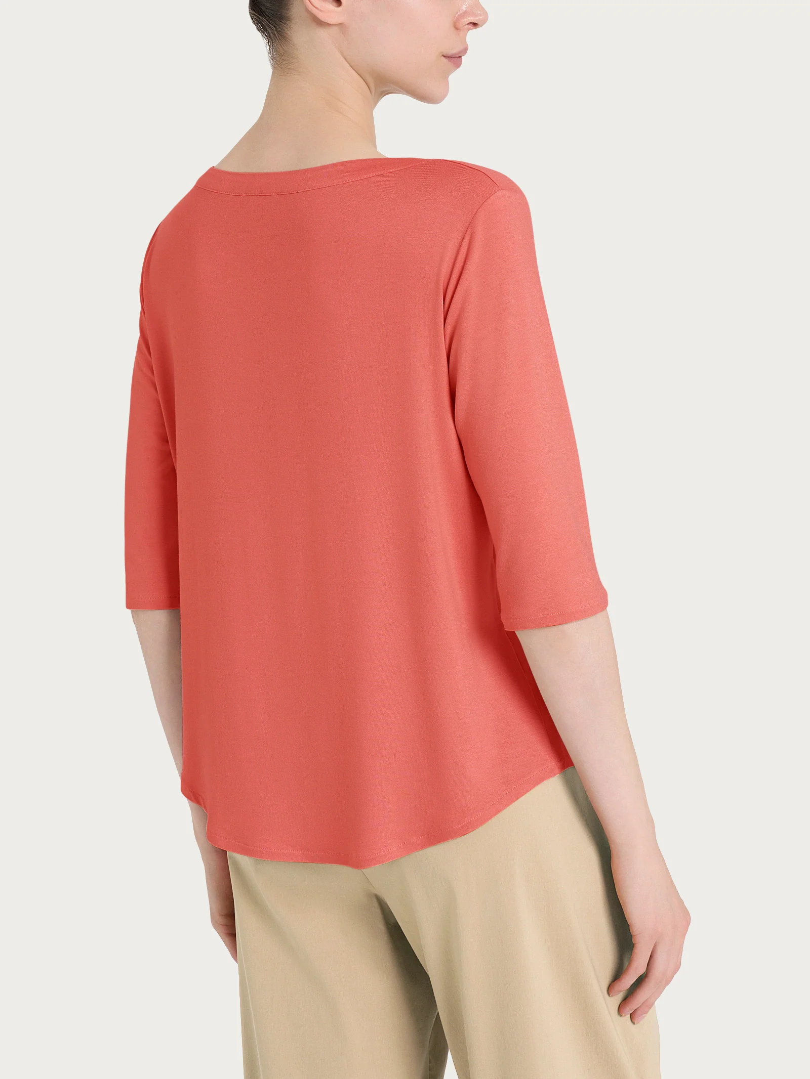 Maglietta girocollo in Viscosa Summer - Dubarry - Image 2