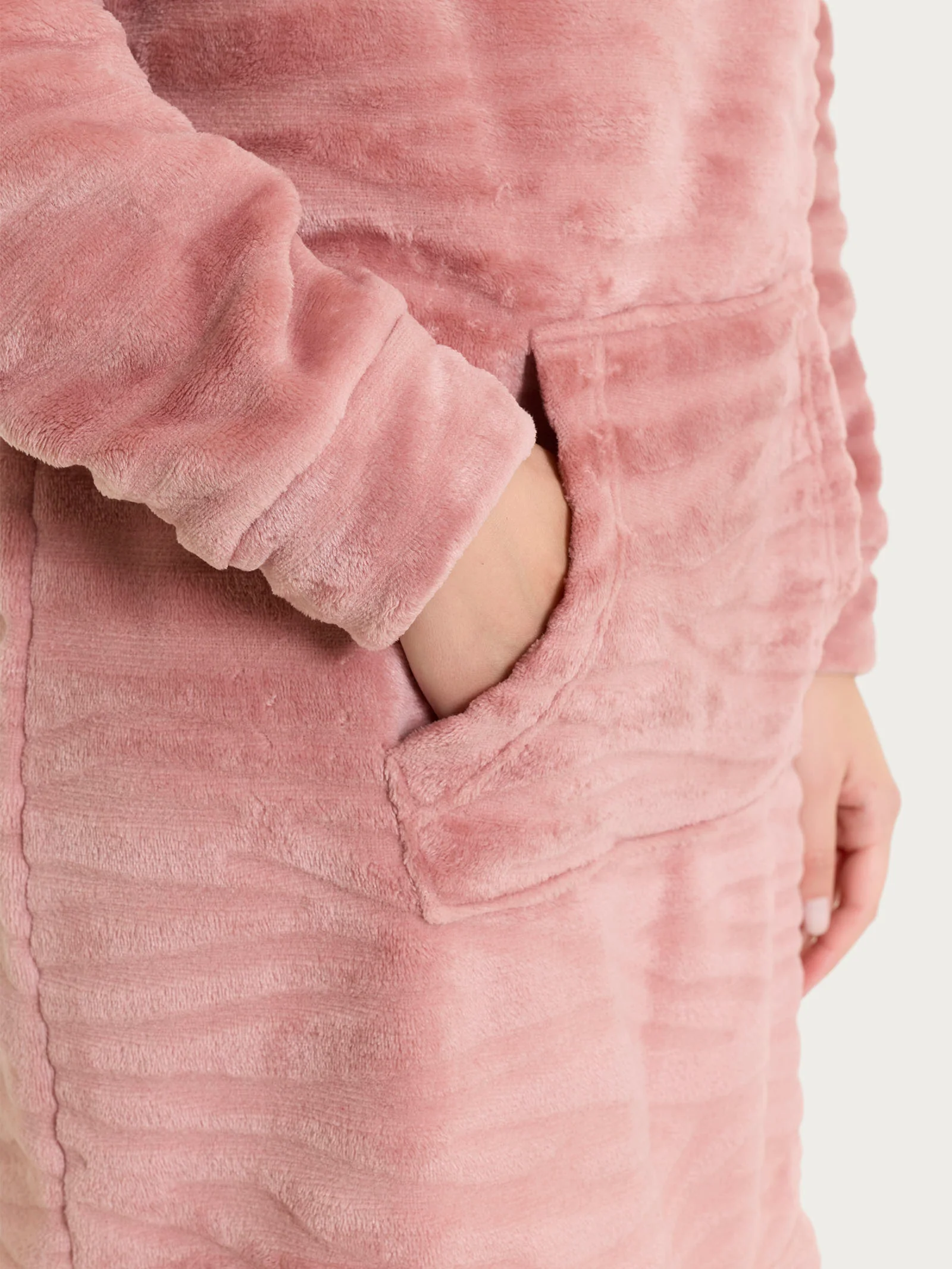 Maxi maglia in Coral Fleece - Cork - Image 3