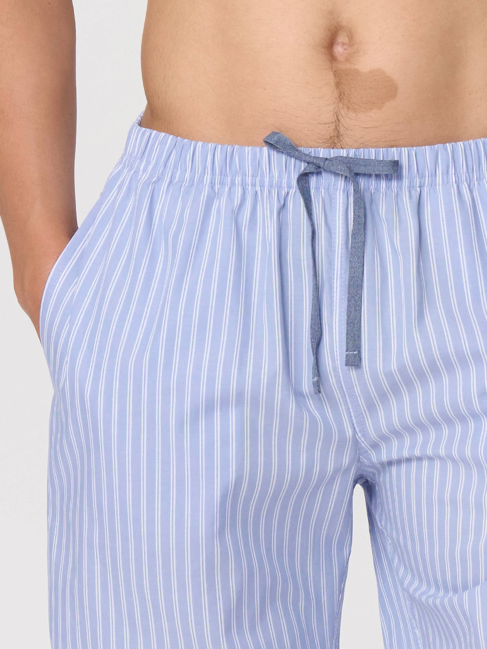 Pantaloncino corto in navetta di cotone - Fant. Lavender Lustre - Image 3