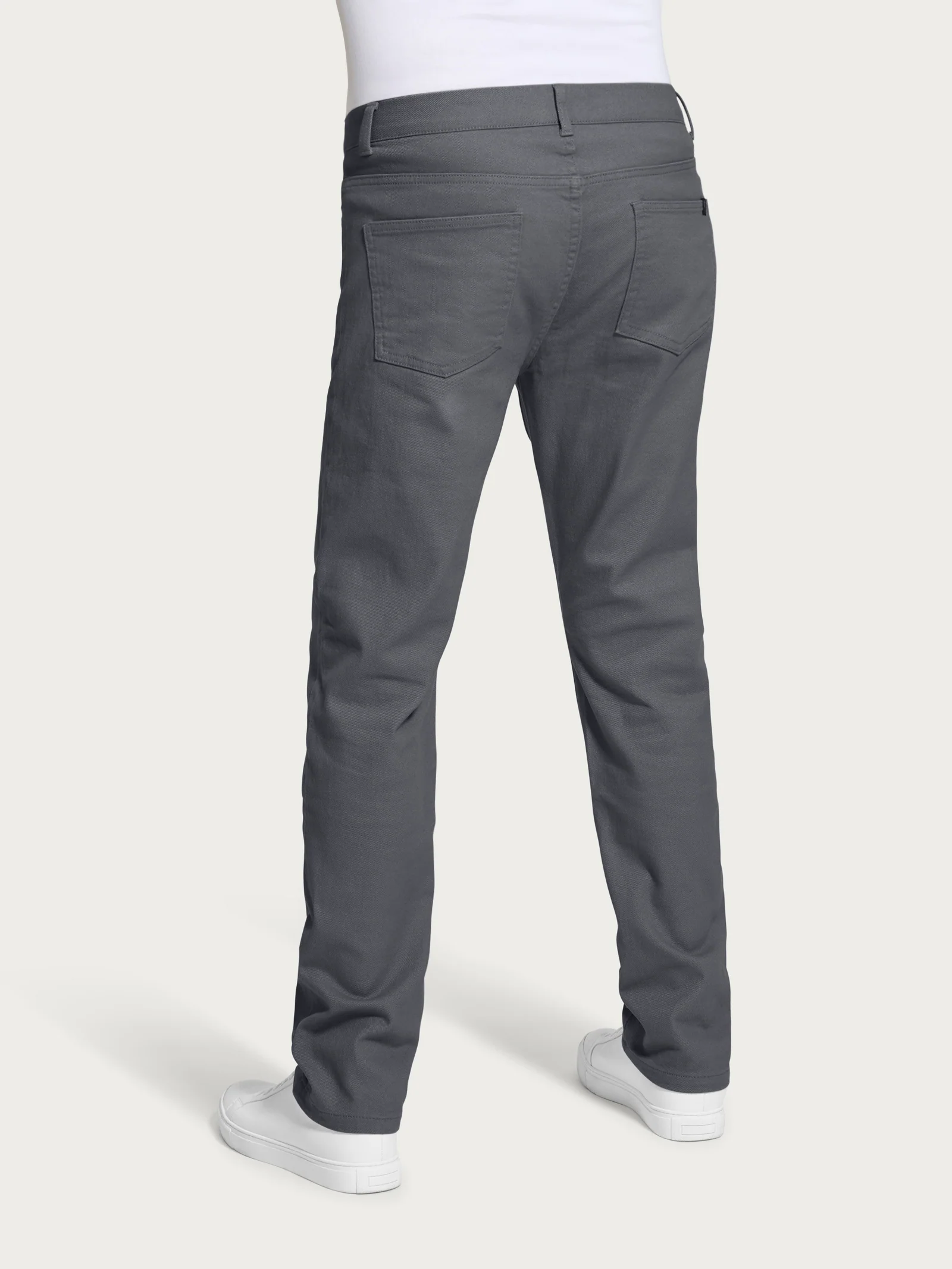 Pantalone 5 tasche in Raw Twill di cotone elasticizzato - Londra - Image 2