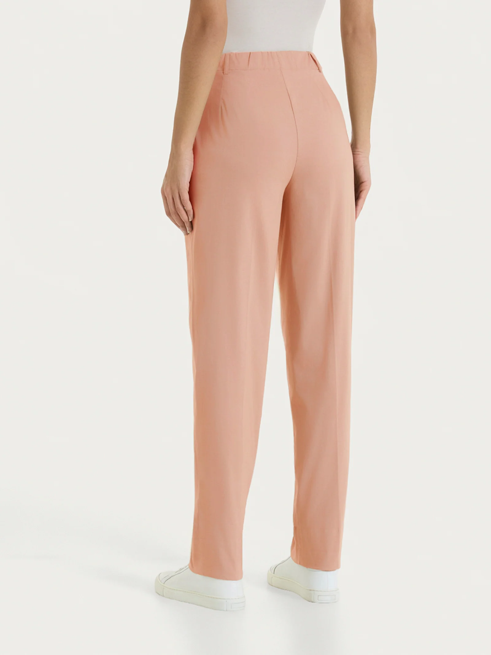 Pantalone a carota con tasche in Super Fresh - Cork - Image 3