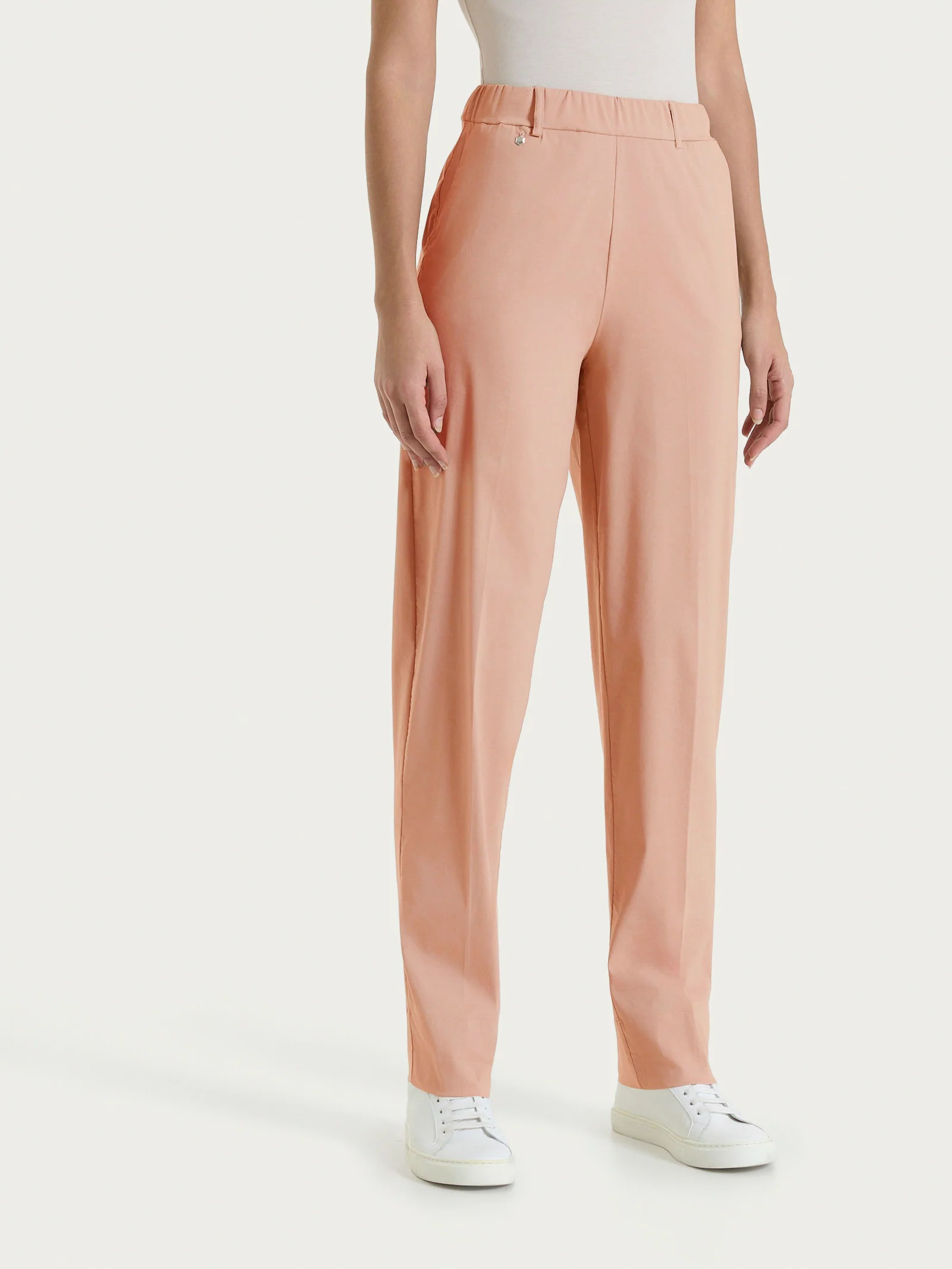 Pantalone a carota con tasche in Super Fresh - Cork - Image 6