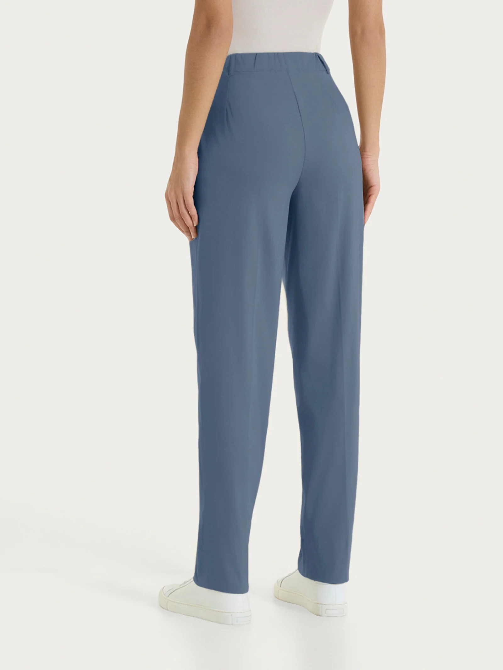 Pantalone a carota con tasche in Super Fresh - Turbulence - Image 3