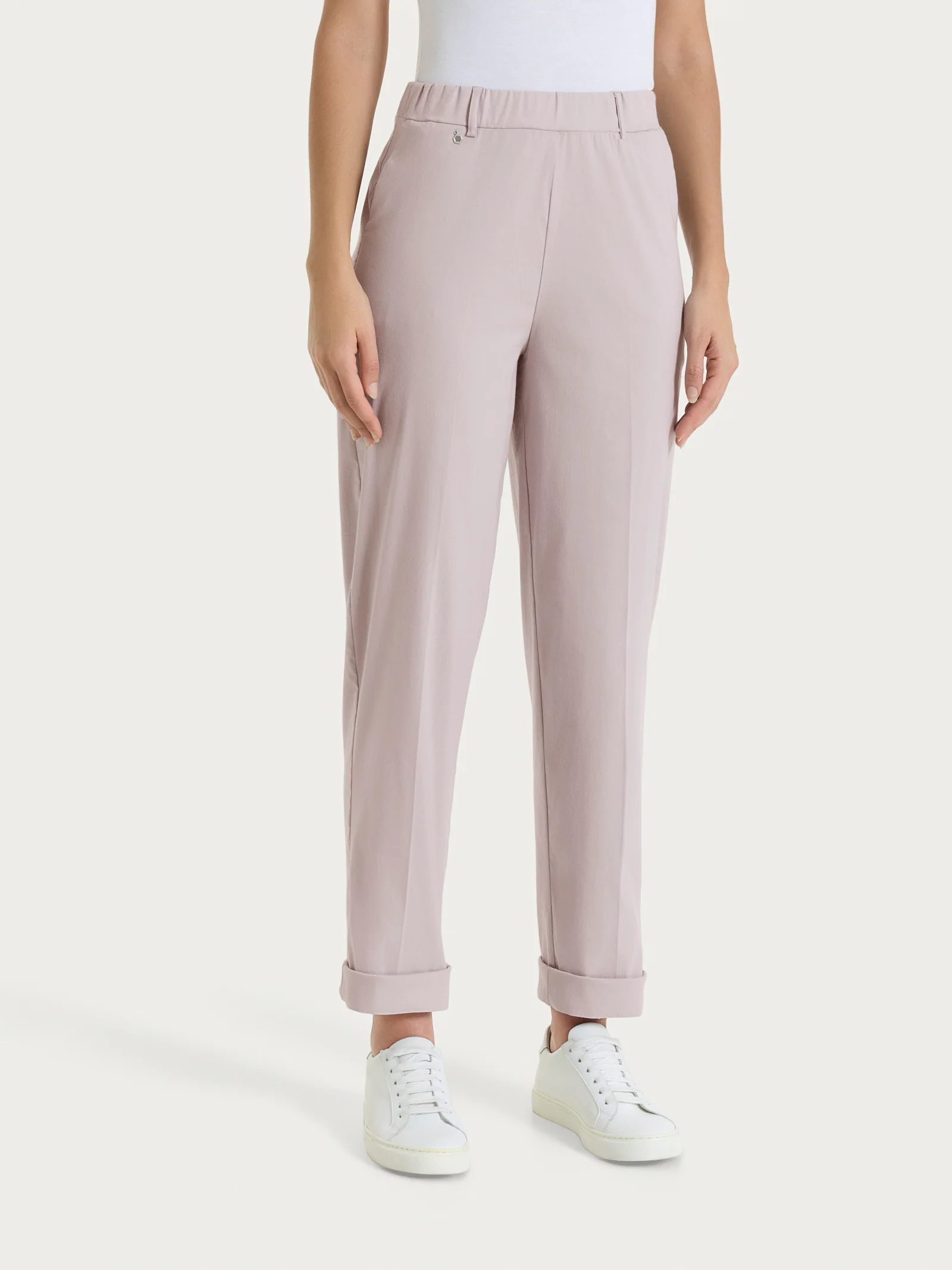 Pantalone a carota con tasche in Super Fresh - Sphinx - Image 2