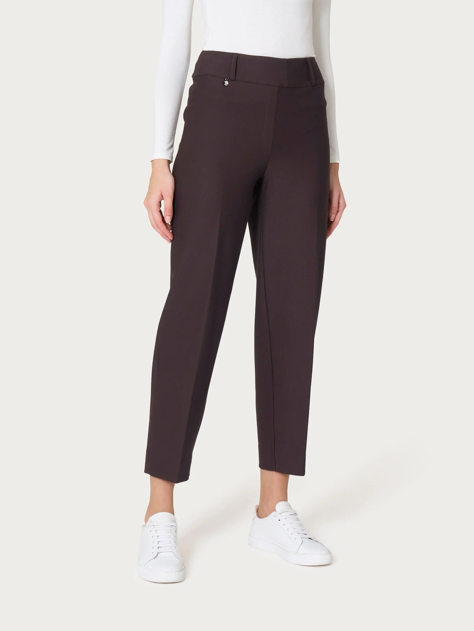 Pantalone a carota in Compact  - Chocolate Torte - Image 4