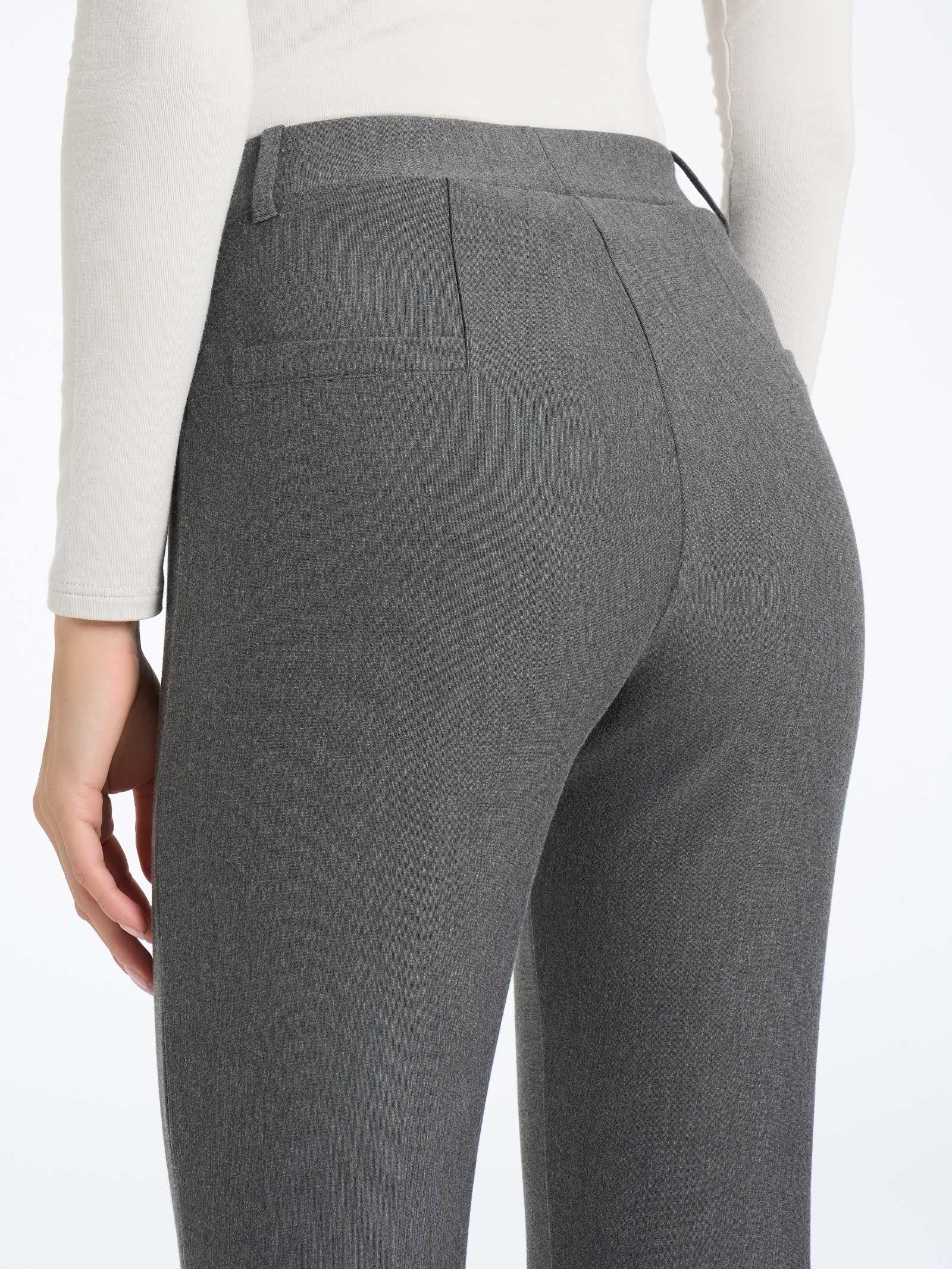 Pantalone a sigaretta in  Compact - Ardesia Mel. - Image 3