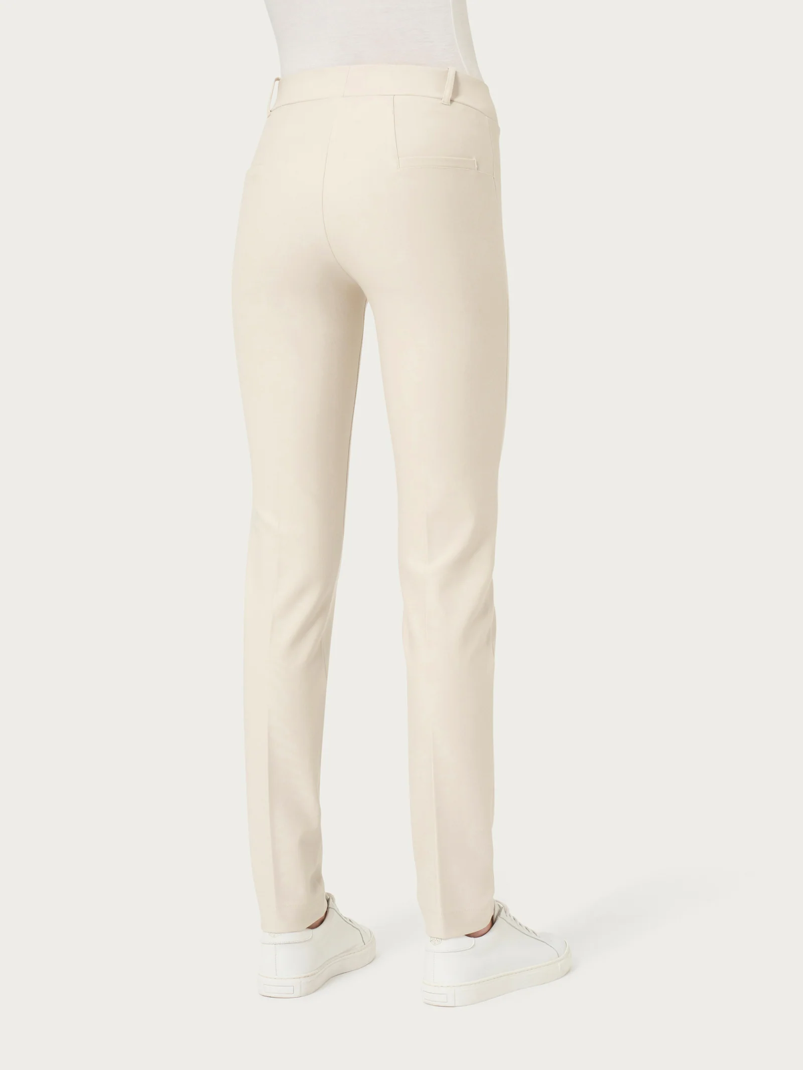 Pantalone a sigaretta in  Compact - Champignon - Image 2