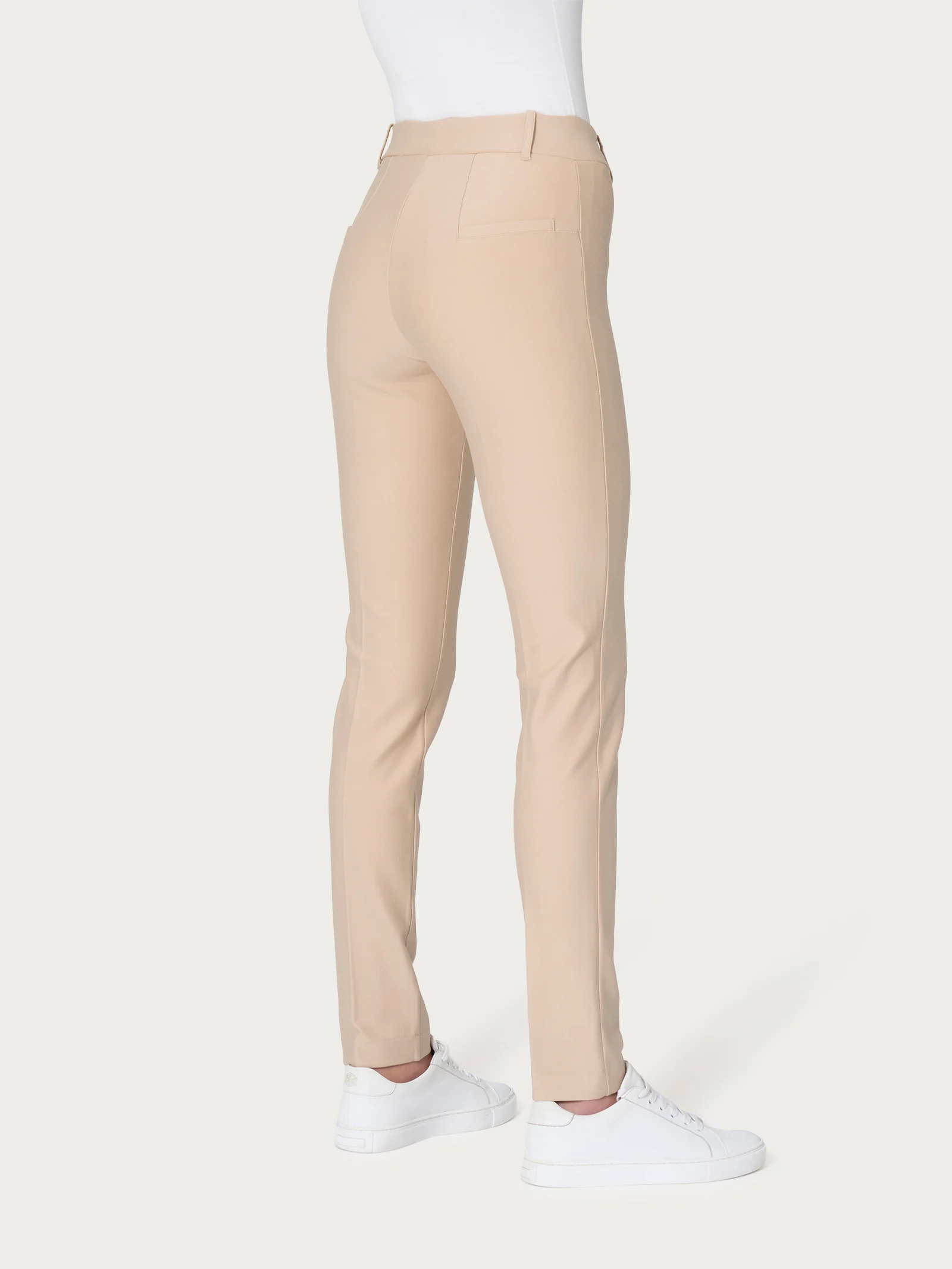 Pantalone a sigaretta in  Compact - Irish Cream - Image 2