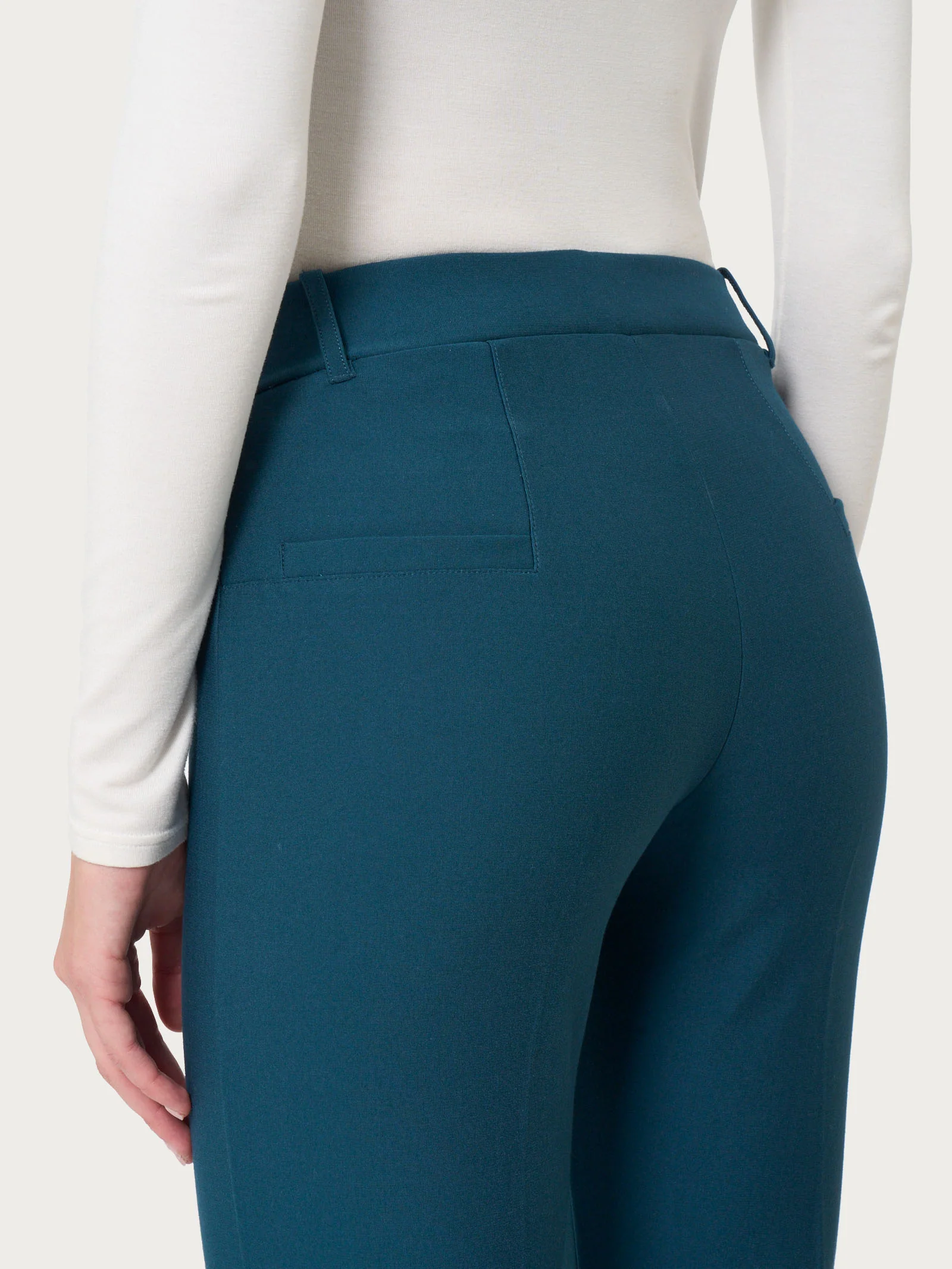 Pantalone a sigaretta in  Compact - Reflecting Pond - Image 3