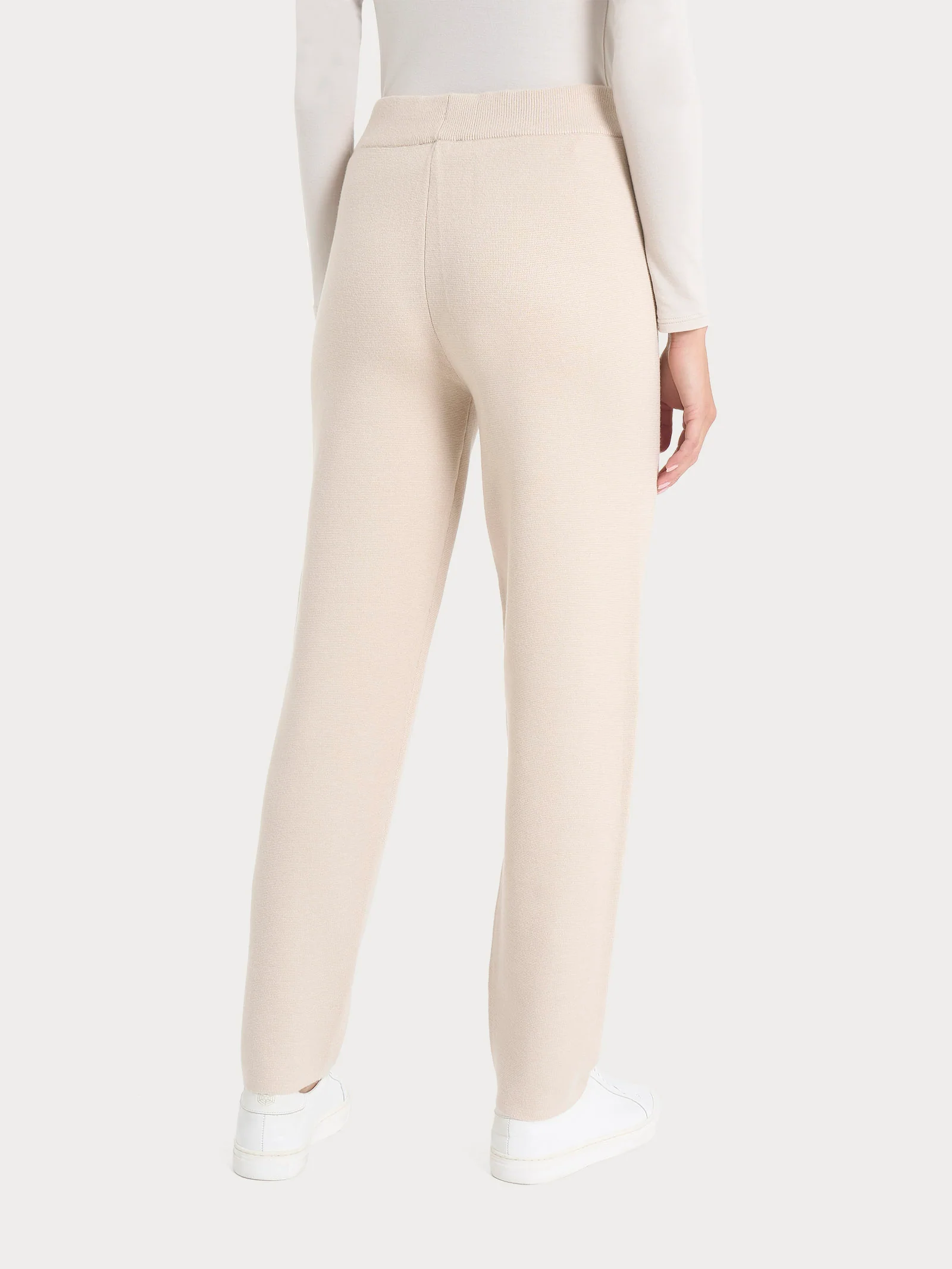 Pantalone a sigaretta in Super Soft - Champignon - Image 2