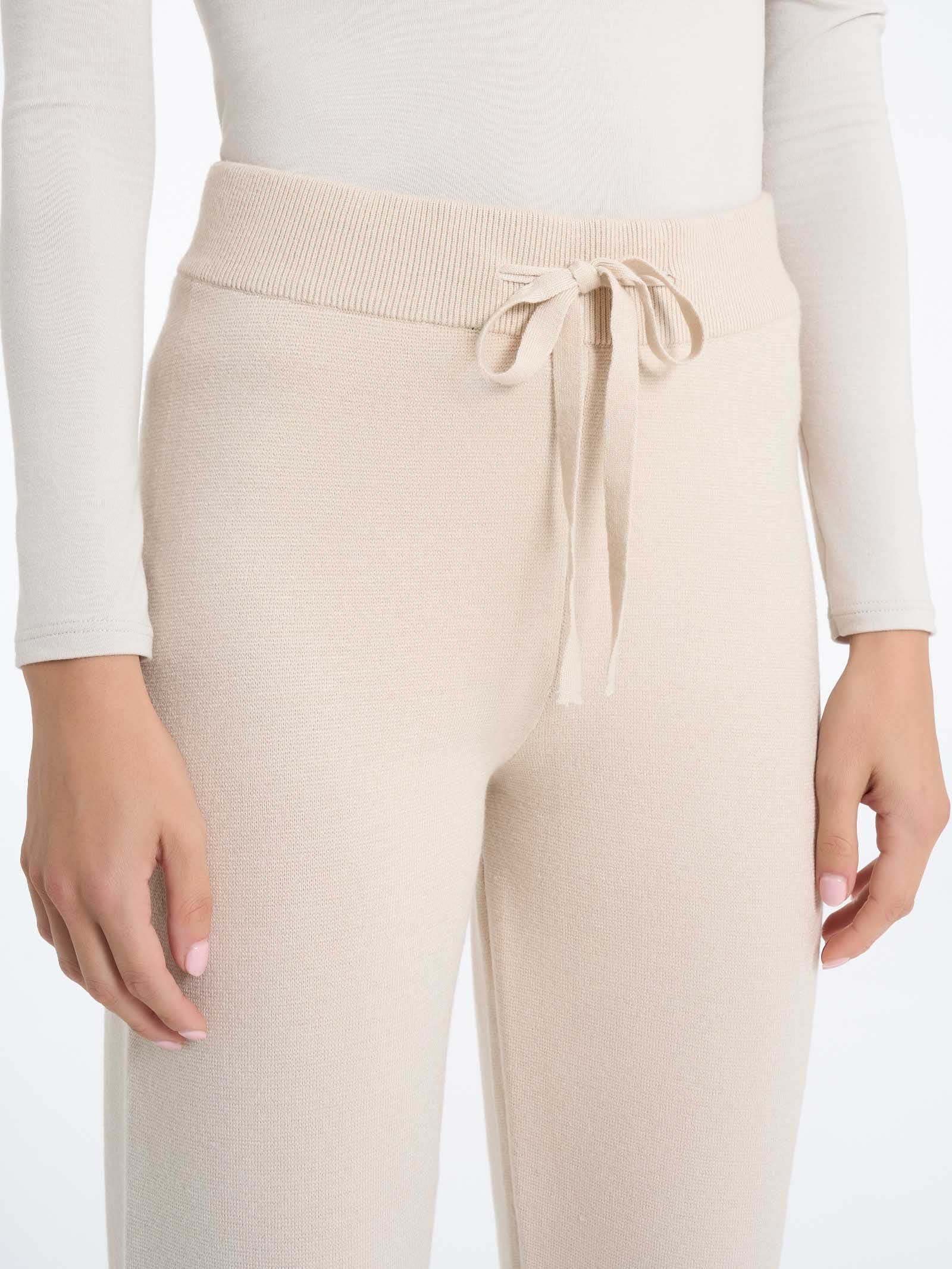 Pantalone a sigaretta in Super Soft - Champignon - Image 3