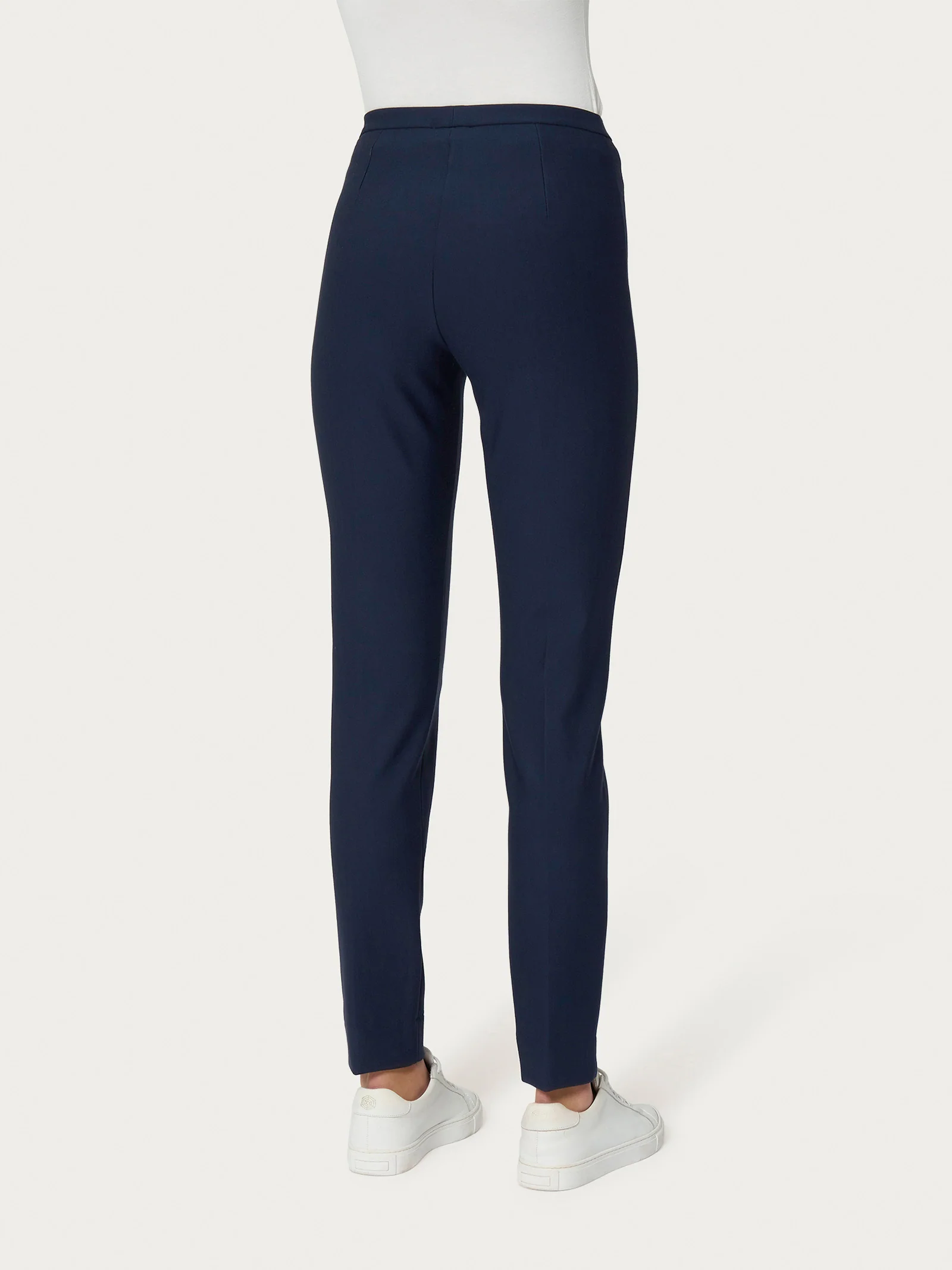 Pantalone a sigaretta modellante in Compact - Persia - Image 2