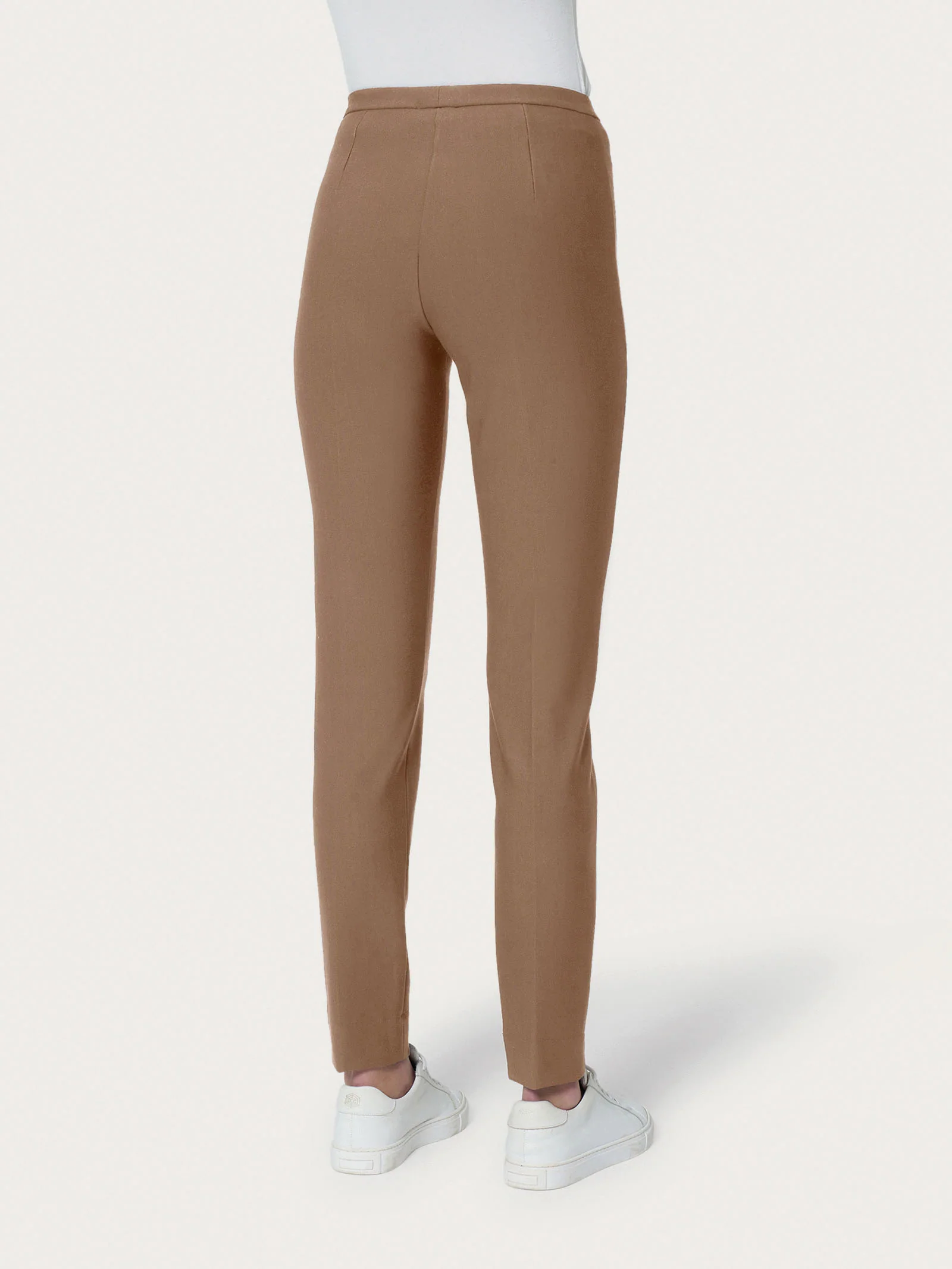 Pantalone a sigaretta modellante in Compact - Pine Bark - Image 2