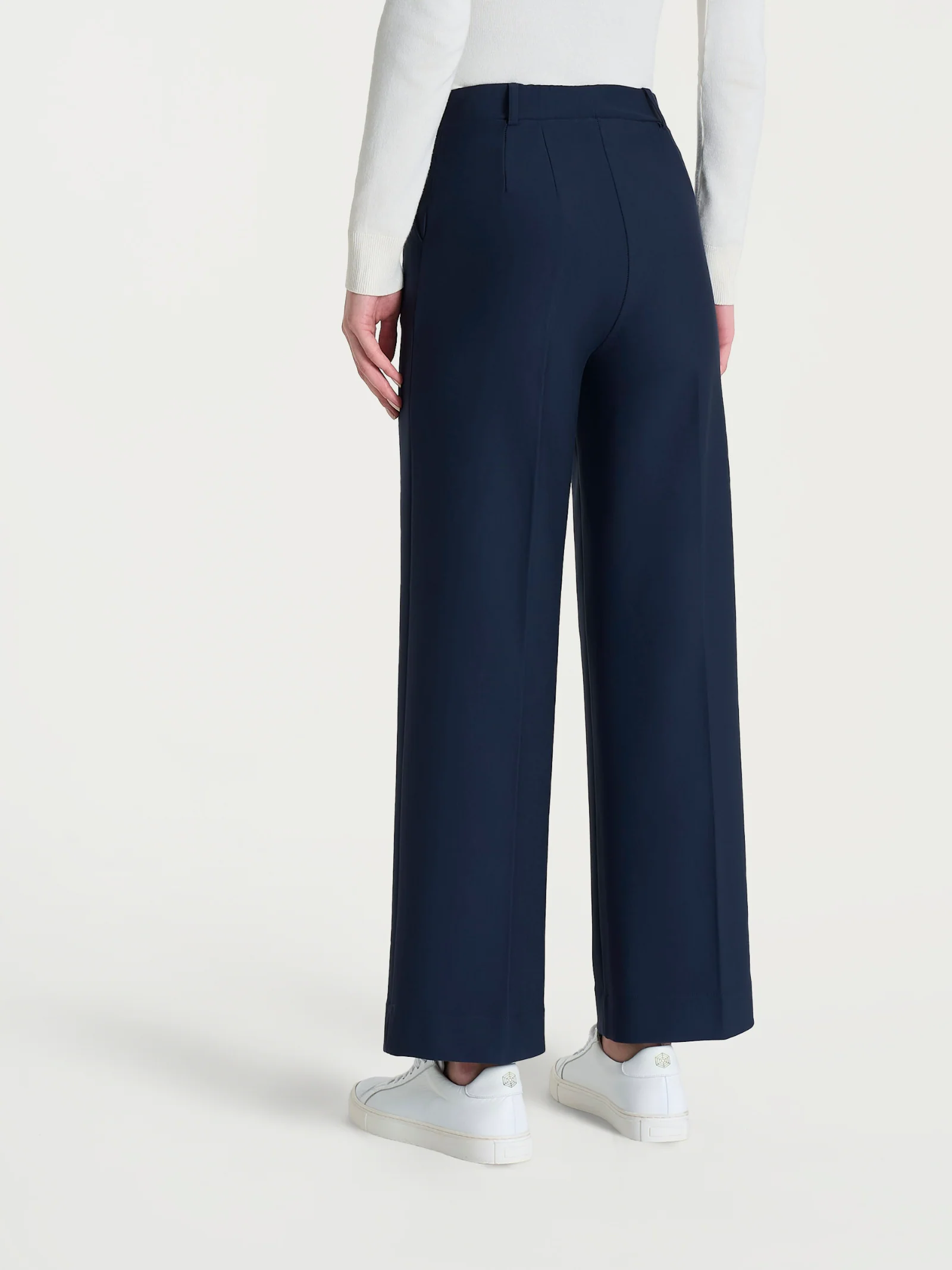 Pantalone ampio alla caviglia in Compact - Persia - Image 2