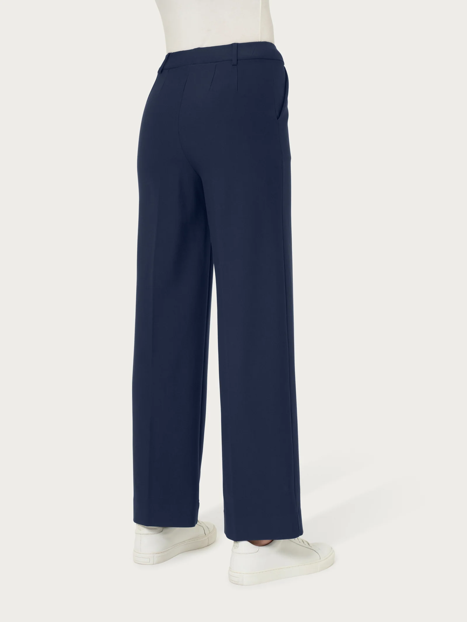 Pantalone ampio alla caviglia in Compact - Persia - Image 4