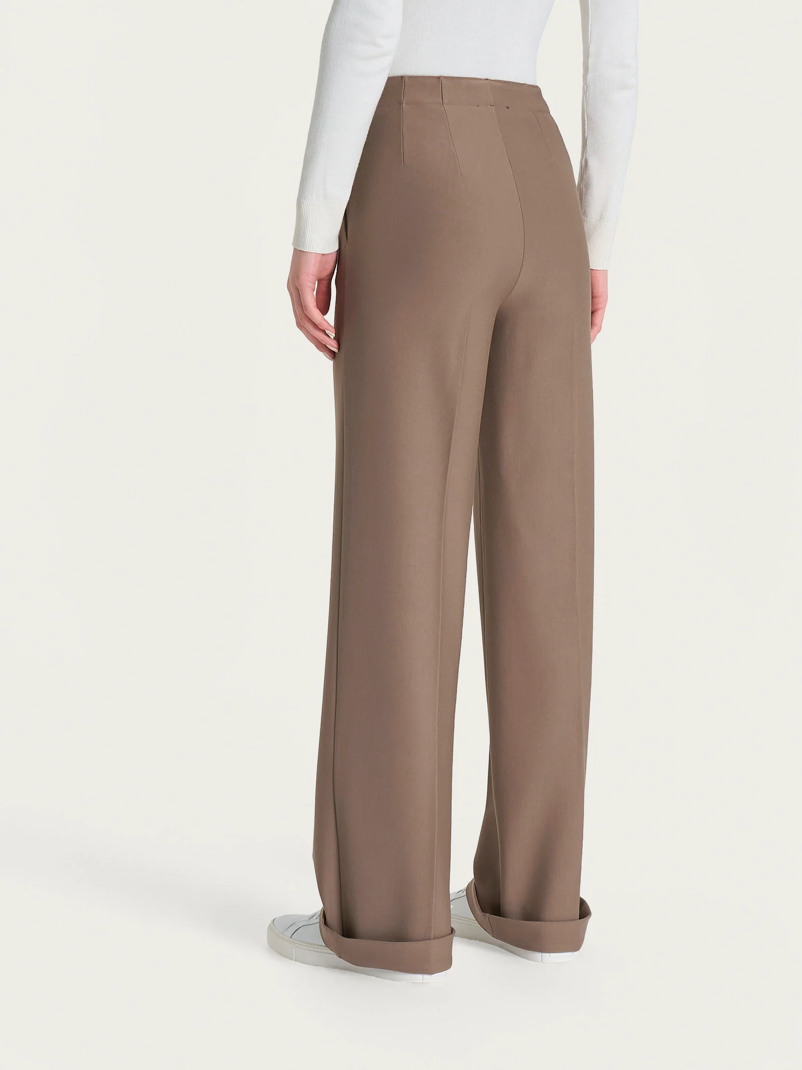 Pantalone ampio con tasche in Compact - Pine Bark - Image 4