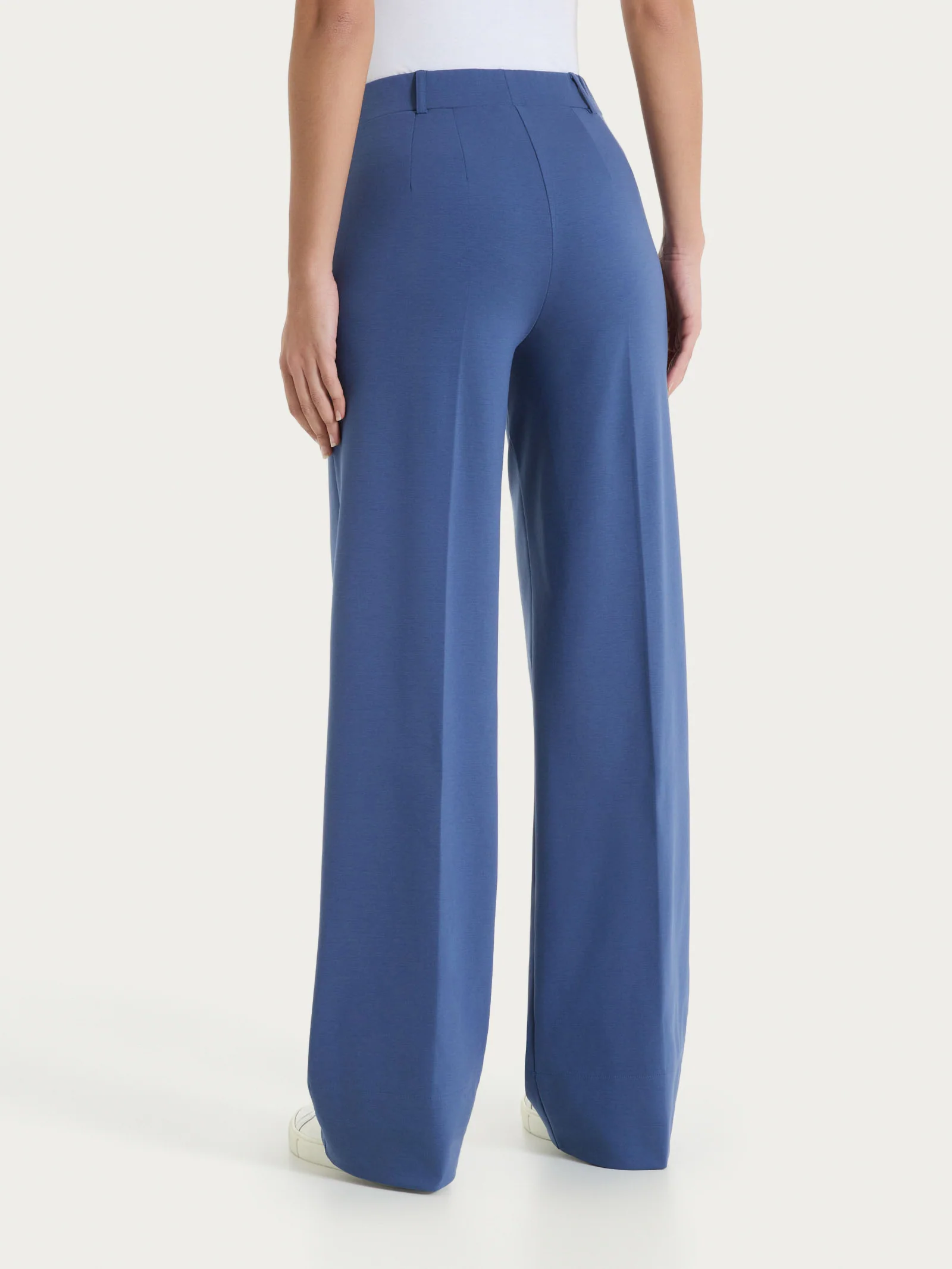 Pantalone ampio con tasche in Compact Light - Oceana - Image 3