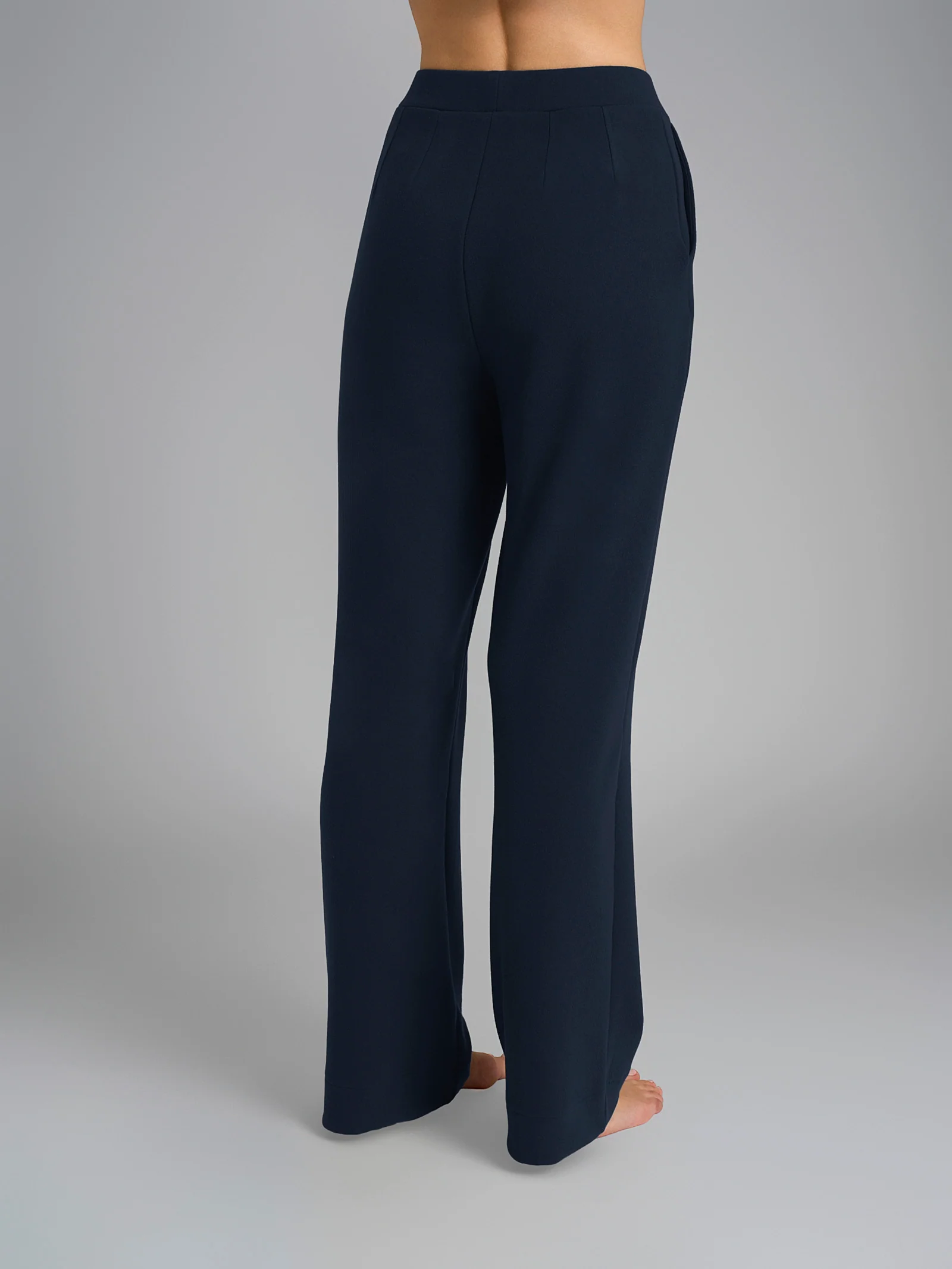 Pantalone ampio con tasche in Flannel Compact - Persia - Image 2