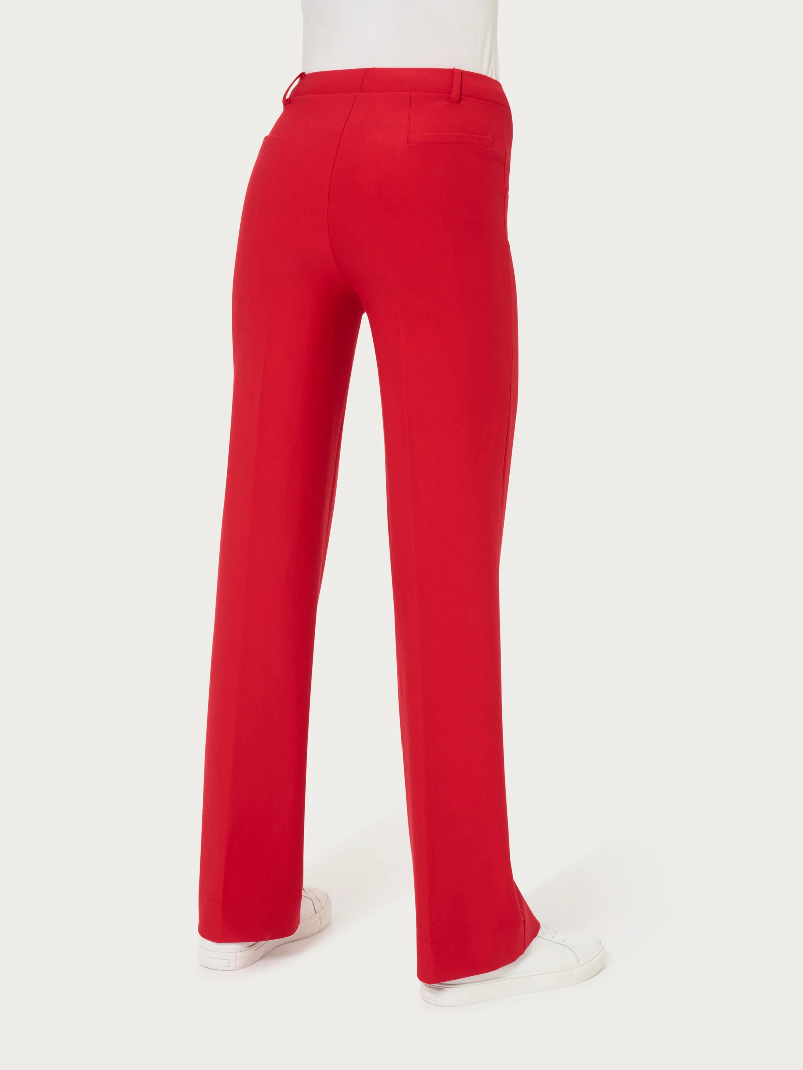 Pantalone ampio in Compact - Salsa - Image 2