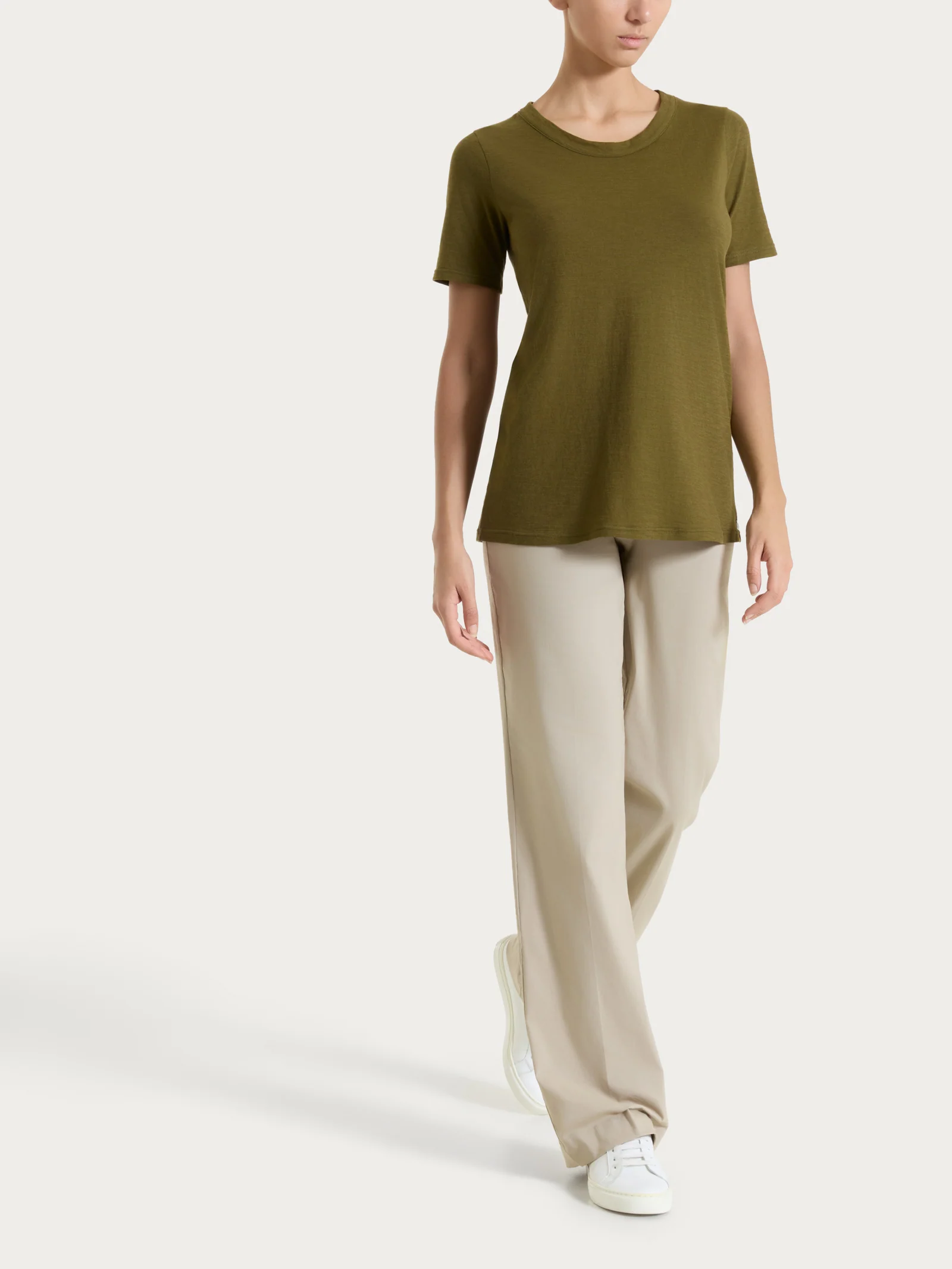 Pantalone ampio in Super Fresh - Crockery - Image 4