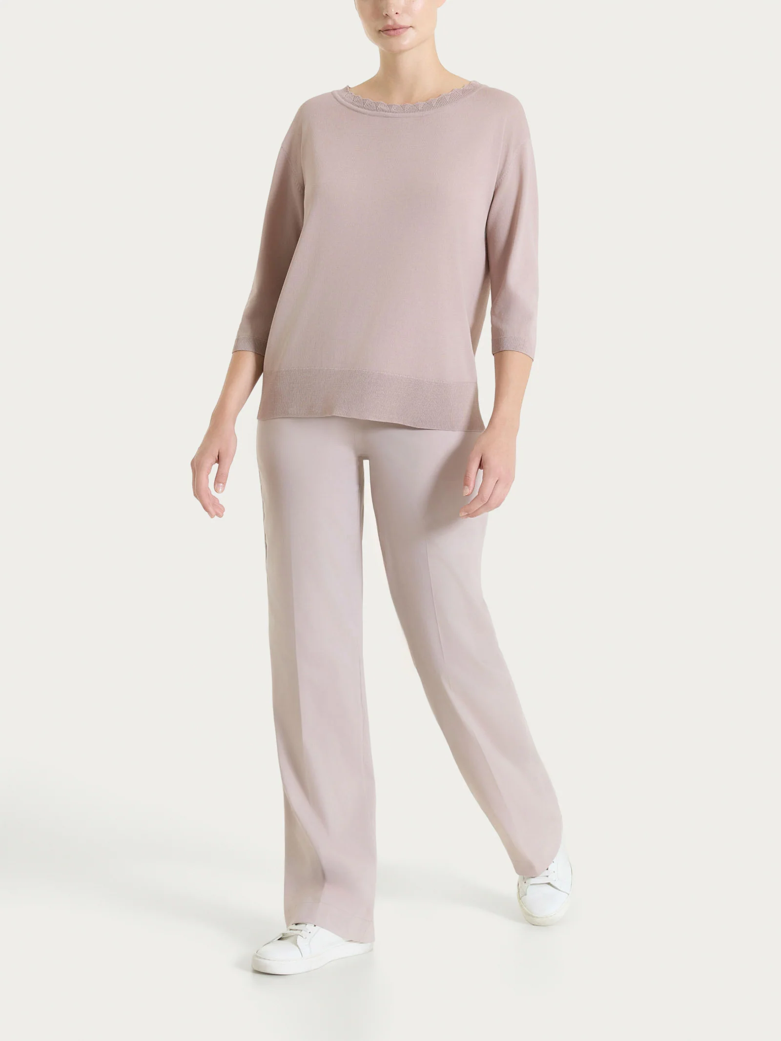Pantalone ampio in Super Fresh - Sphinx - Image 4