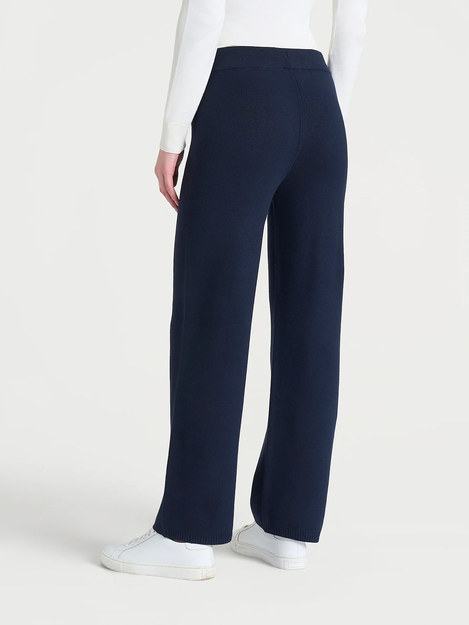Pantalone ampio in Super Soft - Bleu - Image 2