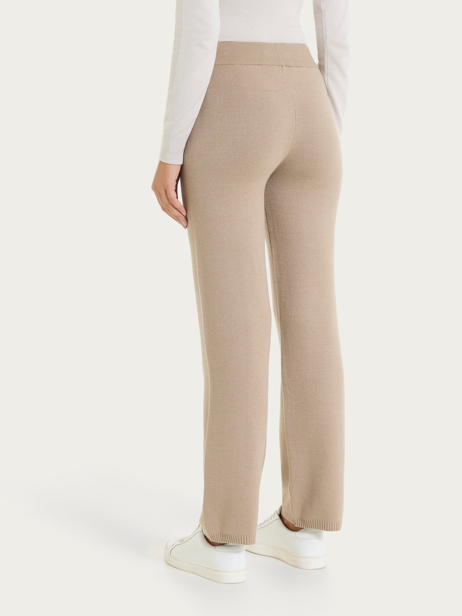 Pantalone ampio in Super Soft - Cammello Mel. - Image 2