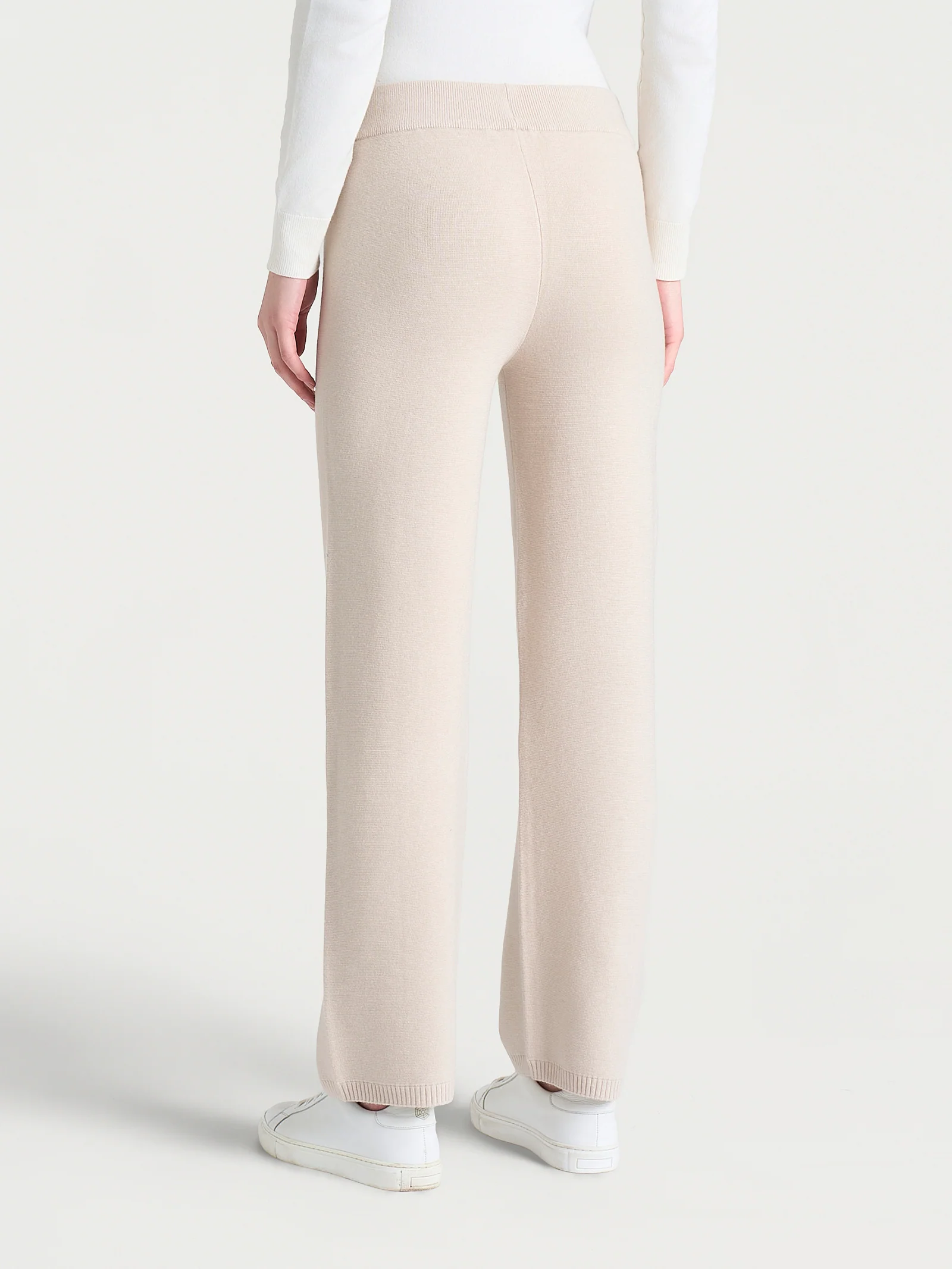 Pantalone ampio in Super Soft - Champignon - Image 2