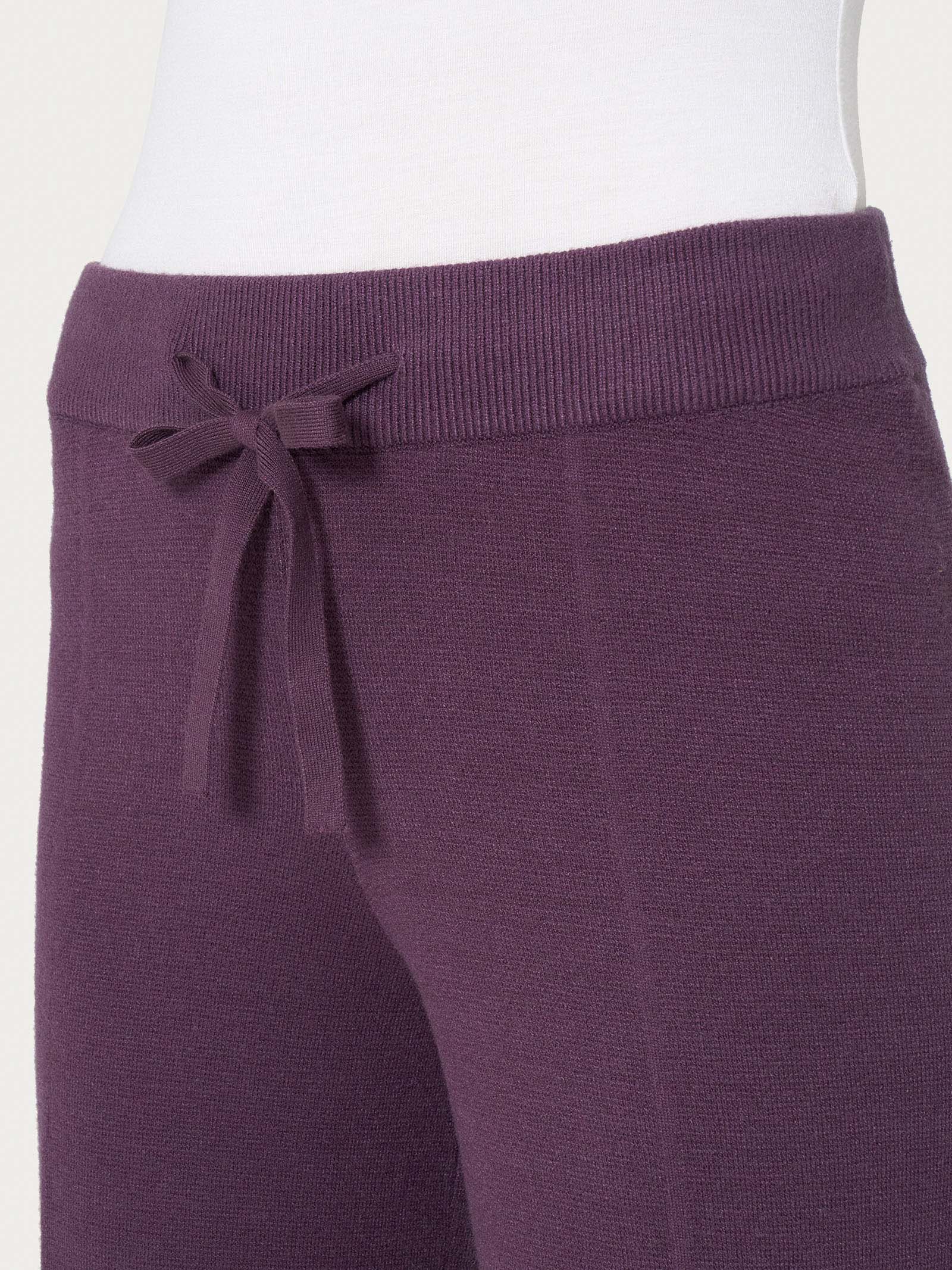 Pantalone ampio in Super Soft - Plum Perfect - Image 3