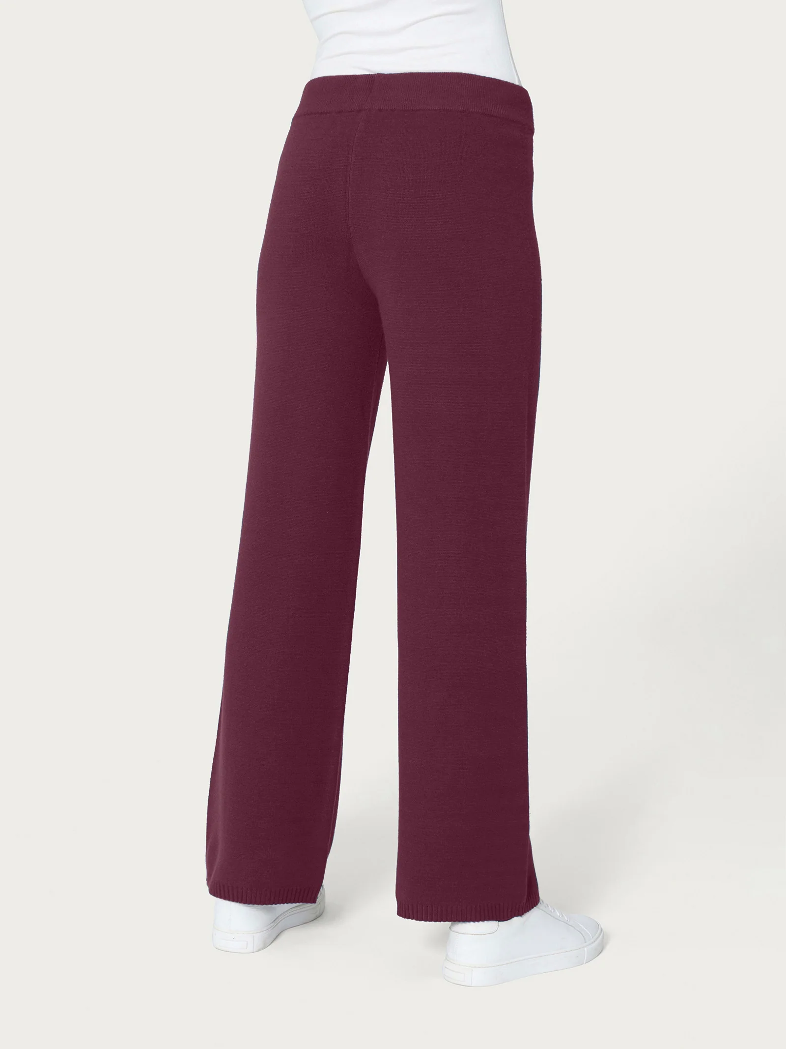 Pantalone ampio in Super Soft - Fig - Image 2