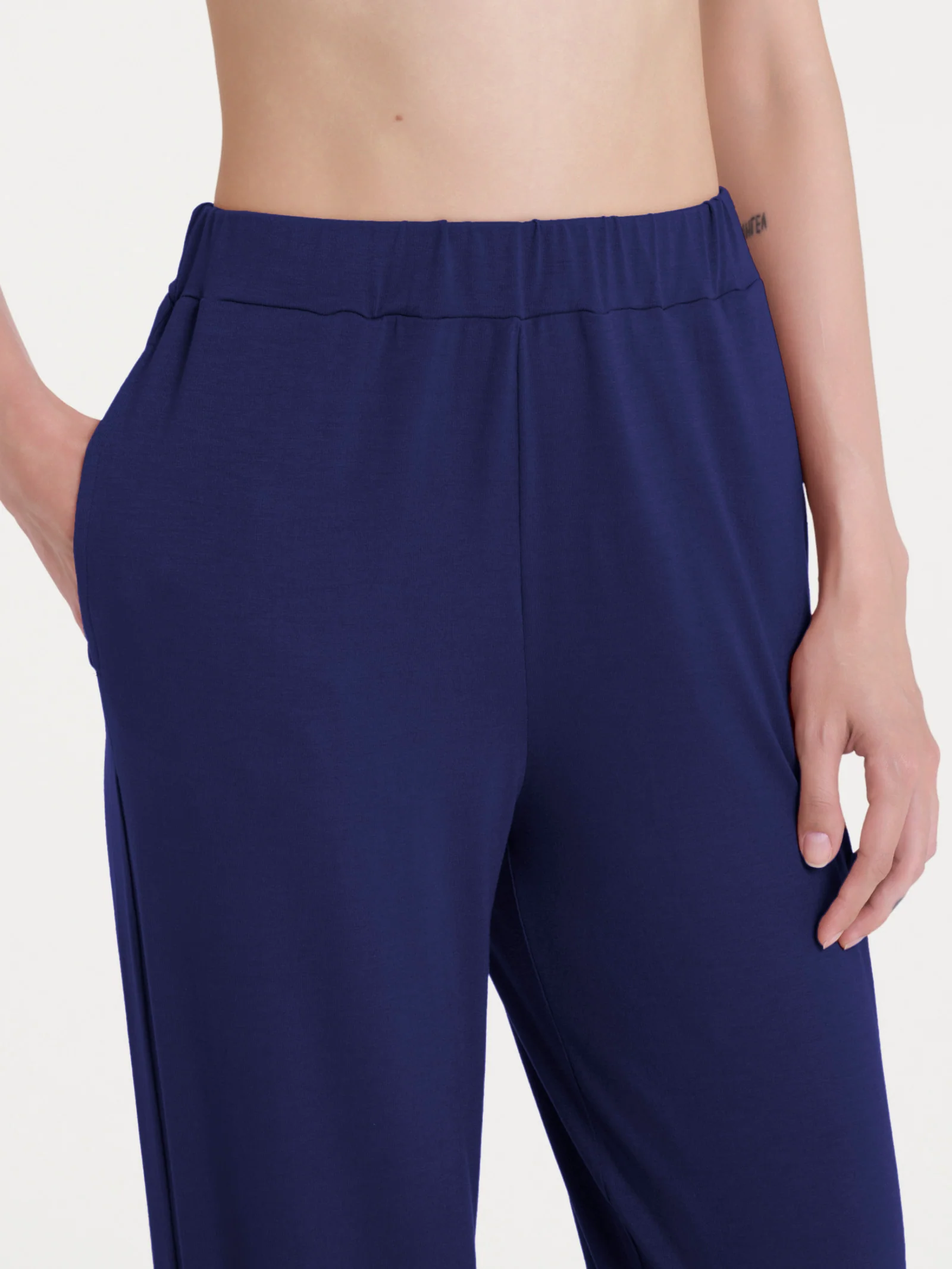 Pantalone ampio tinta unita in Viscosa Summer - Copiativo - Image 3