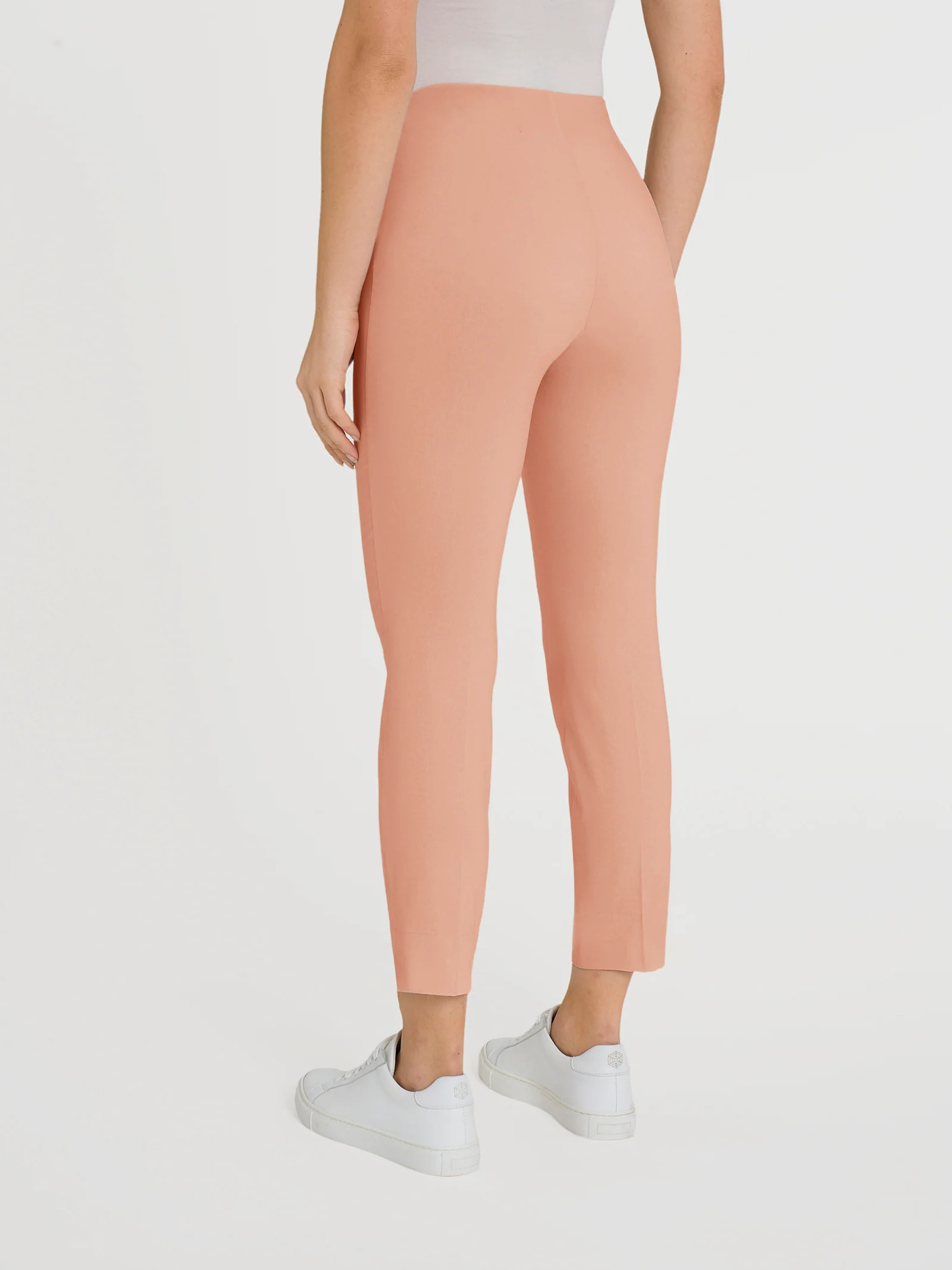 Pantalone capri con spacchetti in Super Fresh - Cork - Image 2