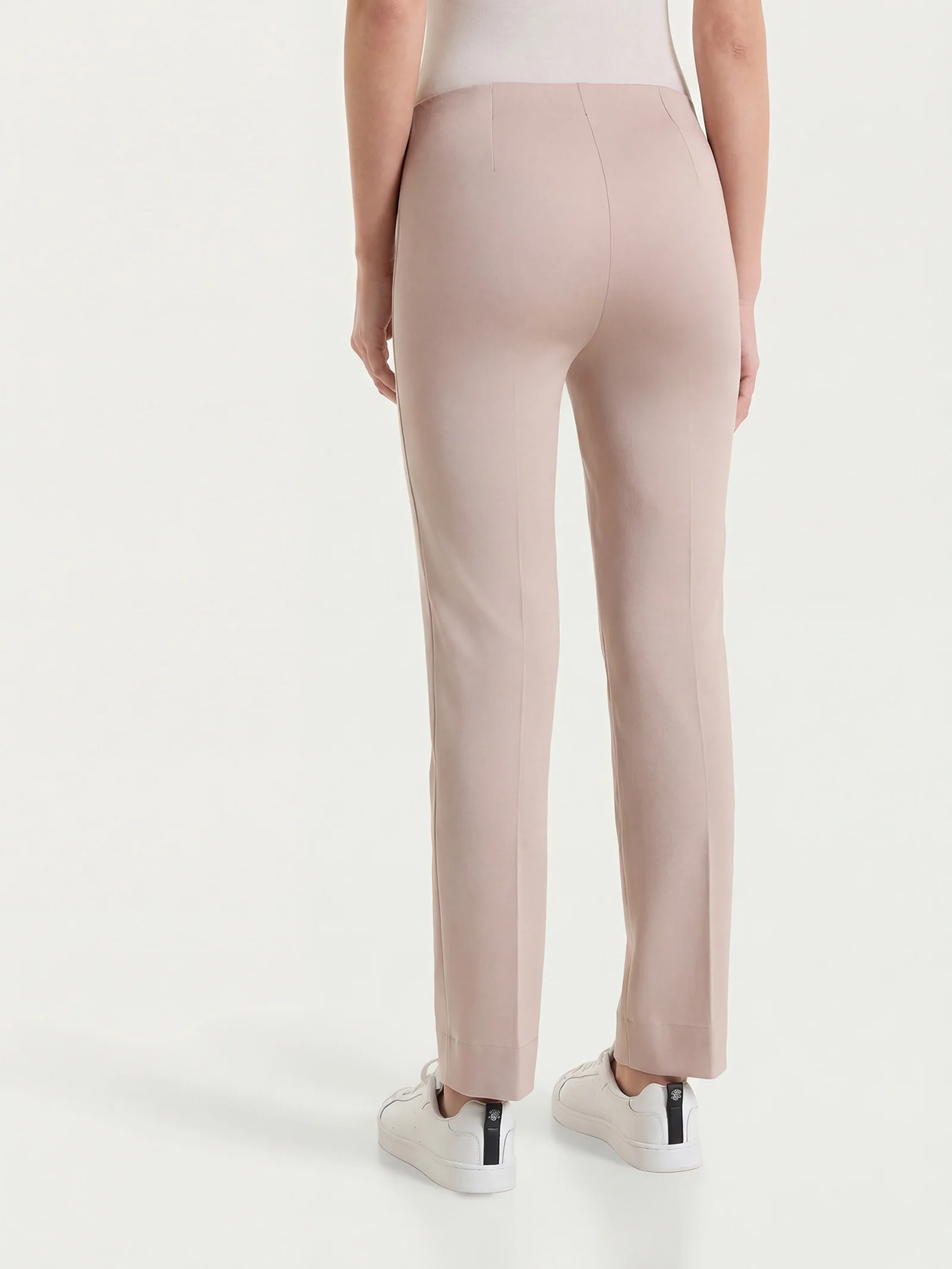 Pantalone capri dritto in Satin Power - Sphinx - Image 2