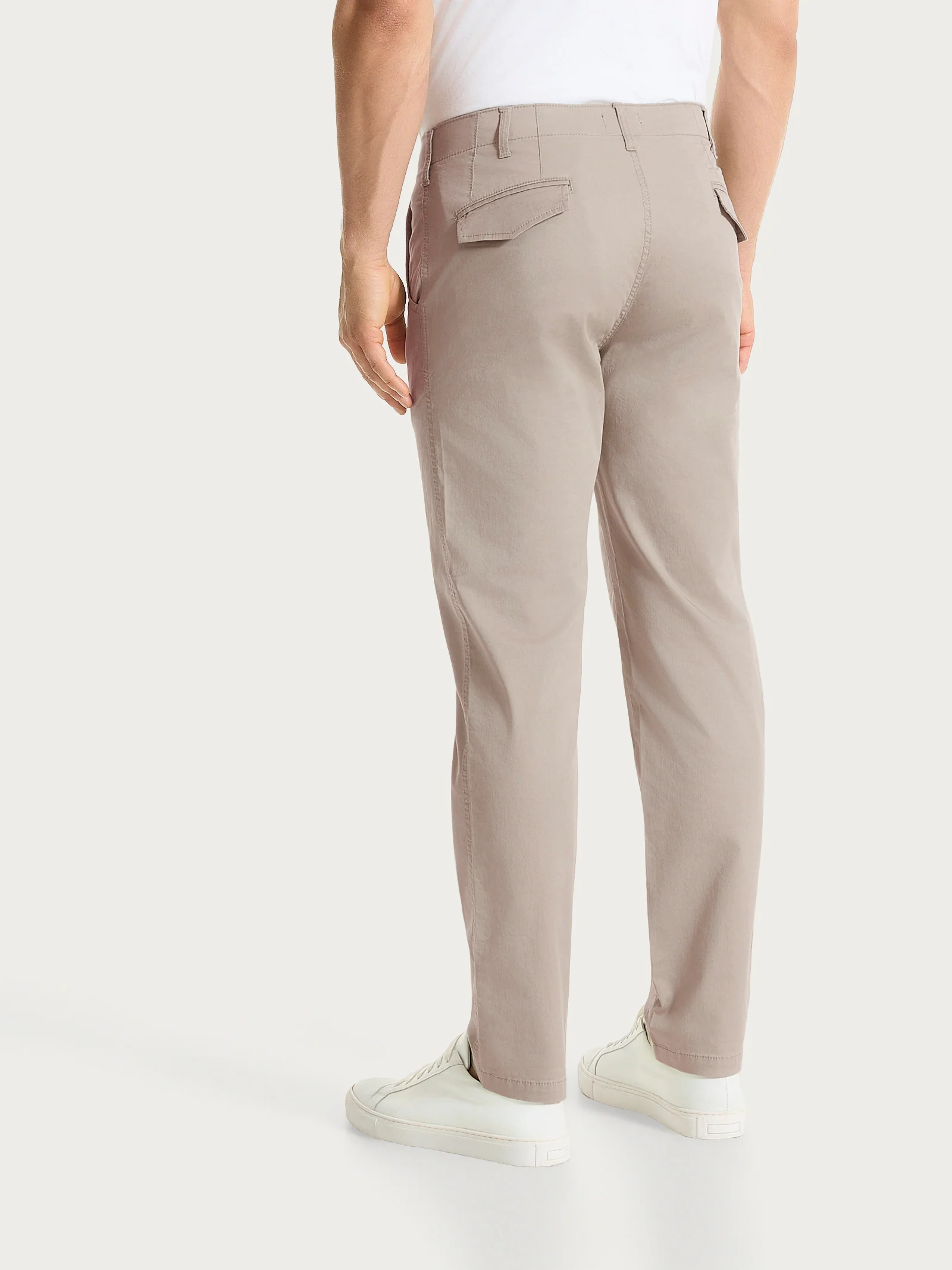 Pantalone Chino in Heavy Duty Twill di Cotone - String - Image 3