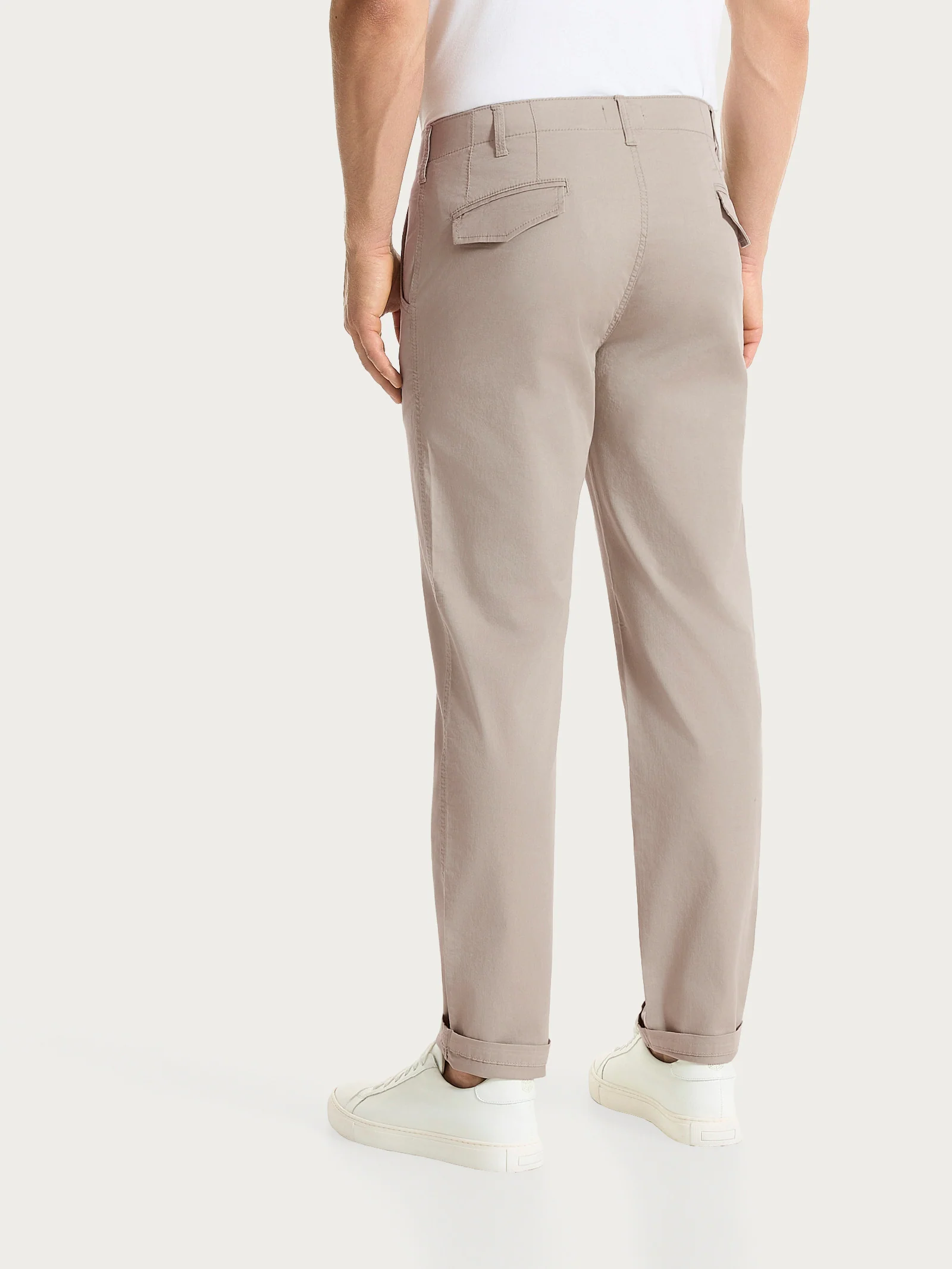 Pantalone Chino in Heavy Duty Twill di Cotone - String - Image 4