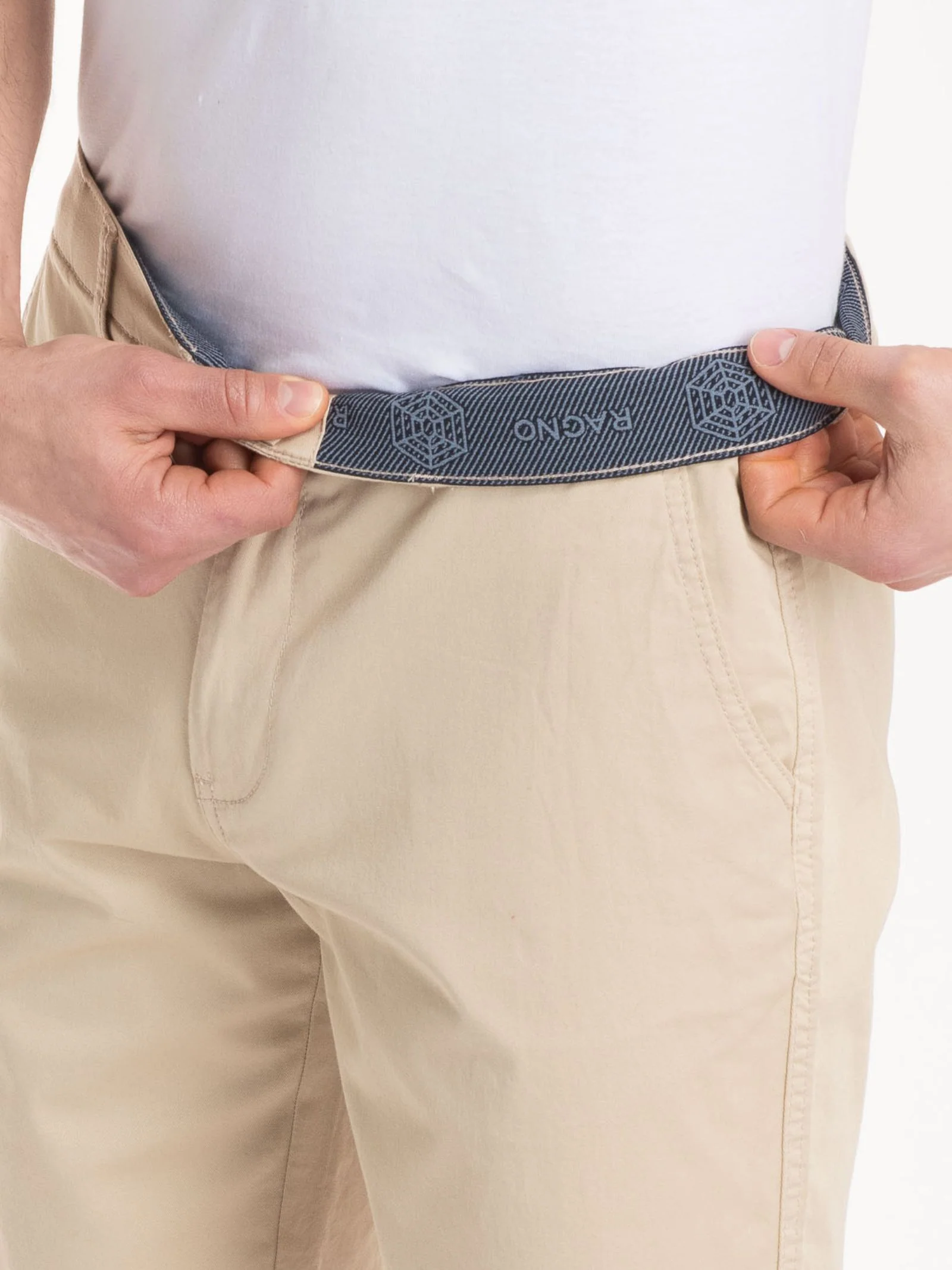 Pantalone Chino in Summer Twill - Irish Cream - Image 3