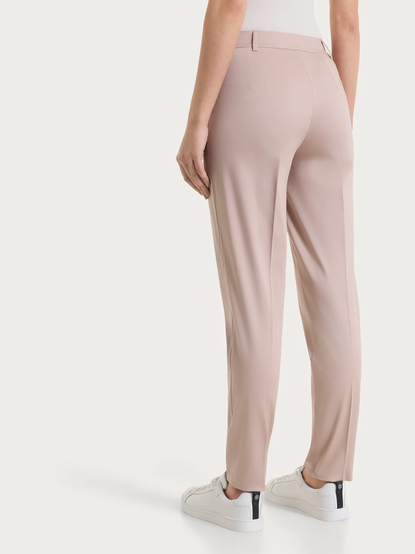 Pantalone chino slim con tasche in Satin Power - Sphinx - Image 3