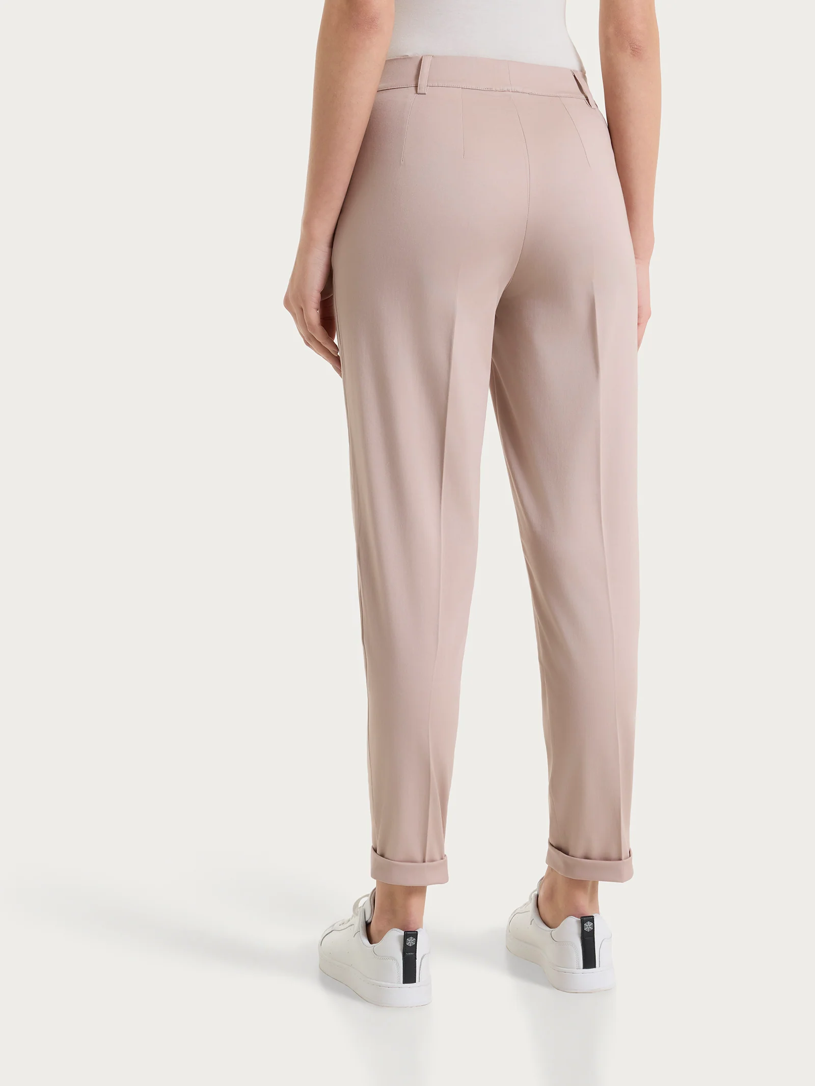 Pantalone chino slim con tasche in Satin Power - Sphinx - Image 4