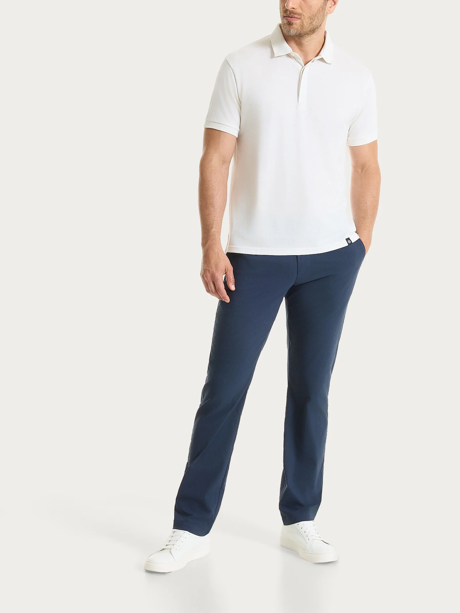 Pantalone con tasche america in Super Fresh - Bleu - Image 6
