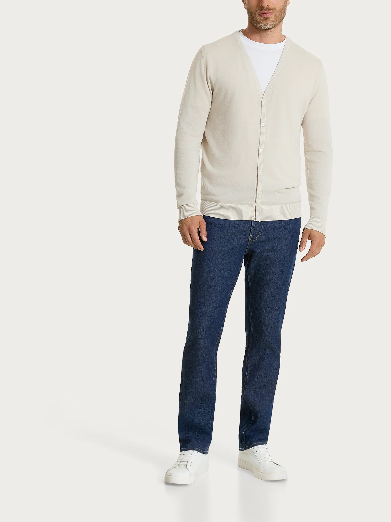 Pantalone con tasche america in Super Fresh - Bleu - Image 8