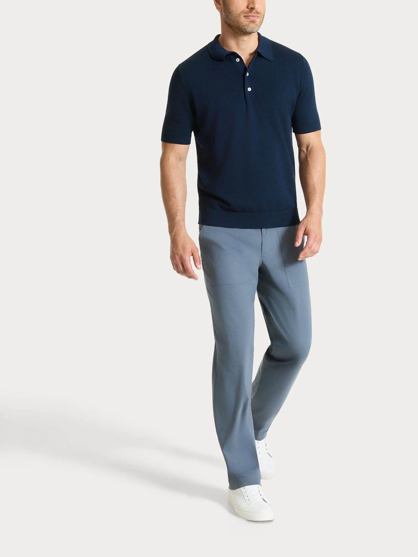 Pantalone con tasche america in Super Fresh - Turbulence - Image 6
