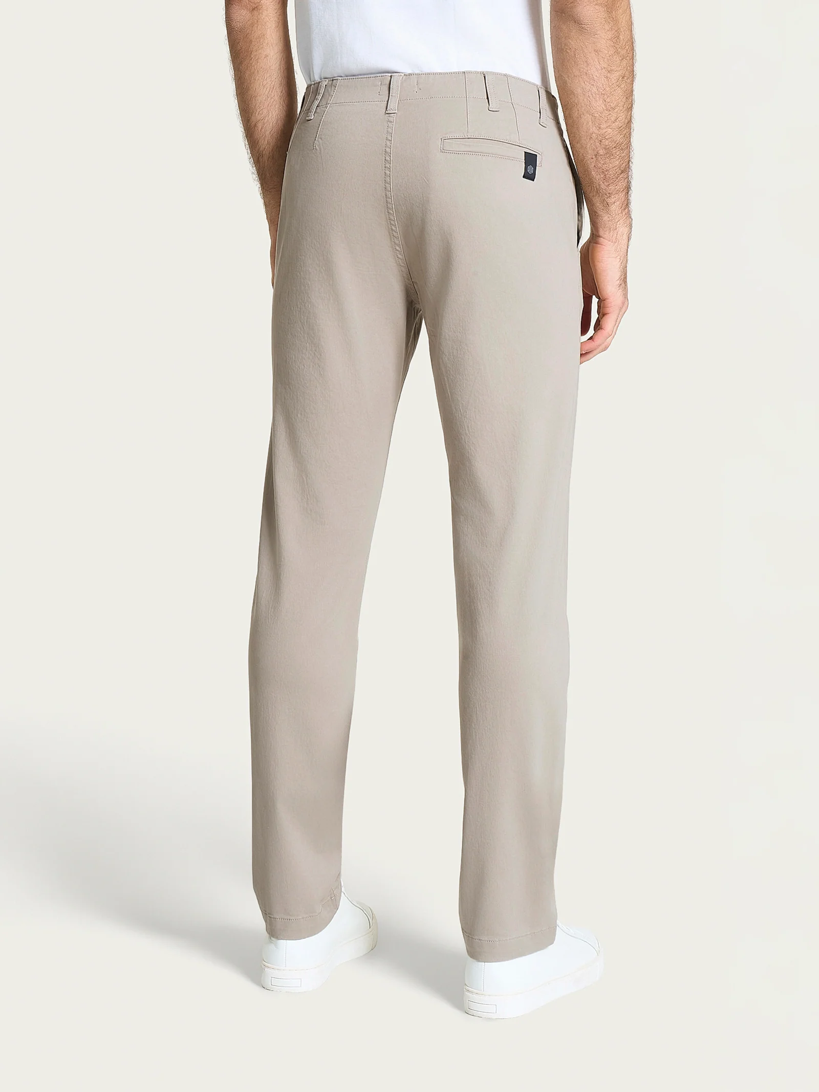 Pantalone con tasche america in Twill Eco Cotton - String - Image 2