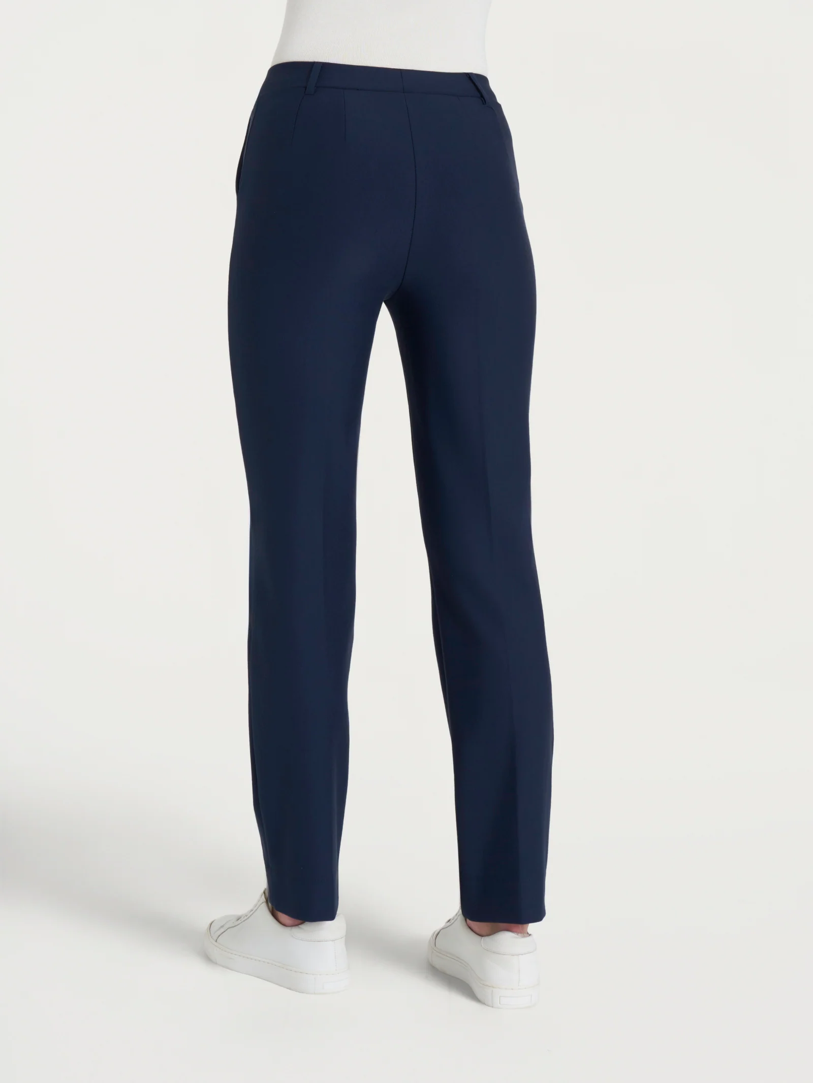 Pantalone dritto con tasche in Compact - Persia - Image 2