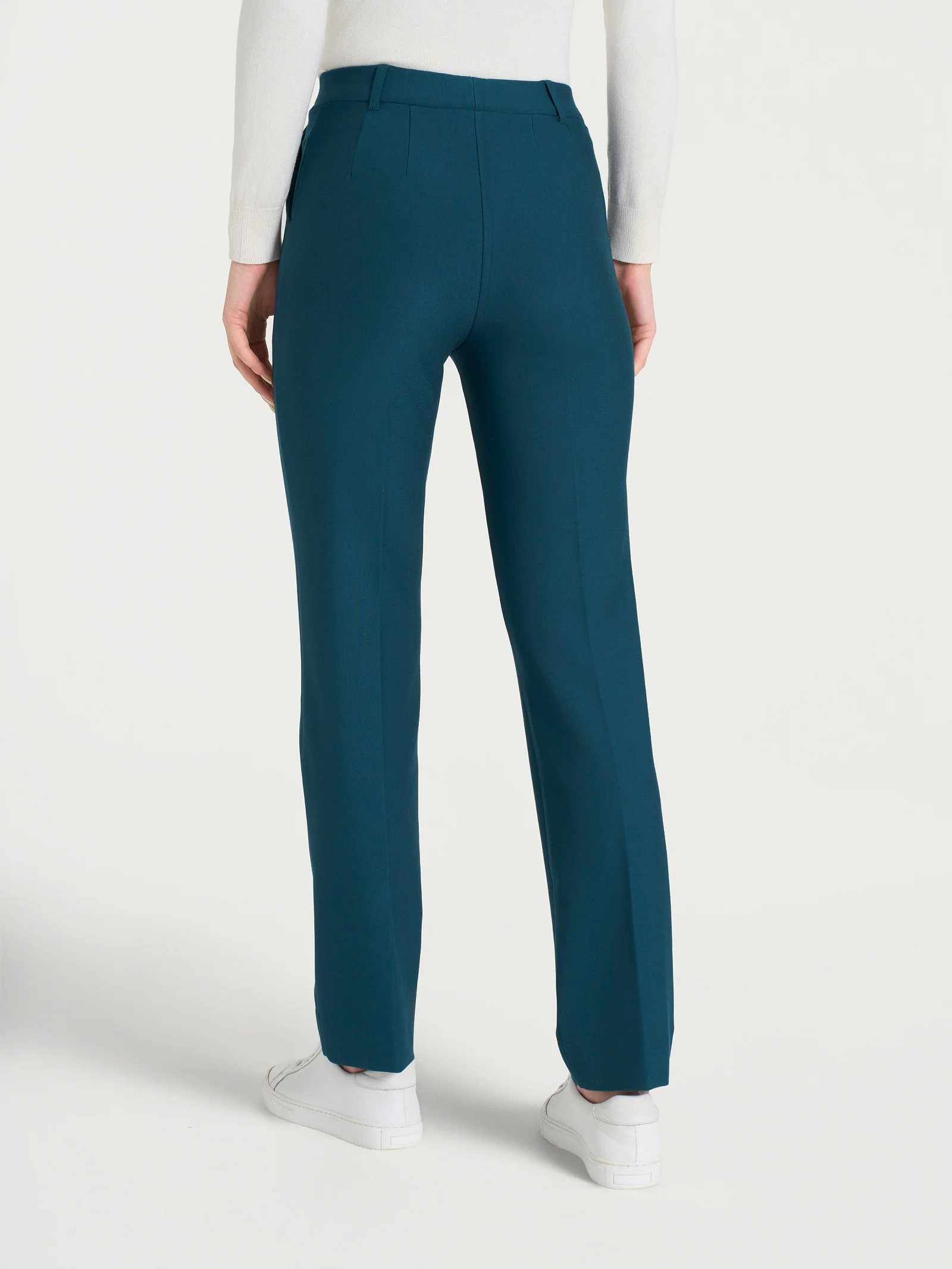 Pantalone dritto con tasche in Compact - Reflecting Pond - Image 2